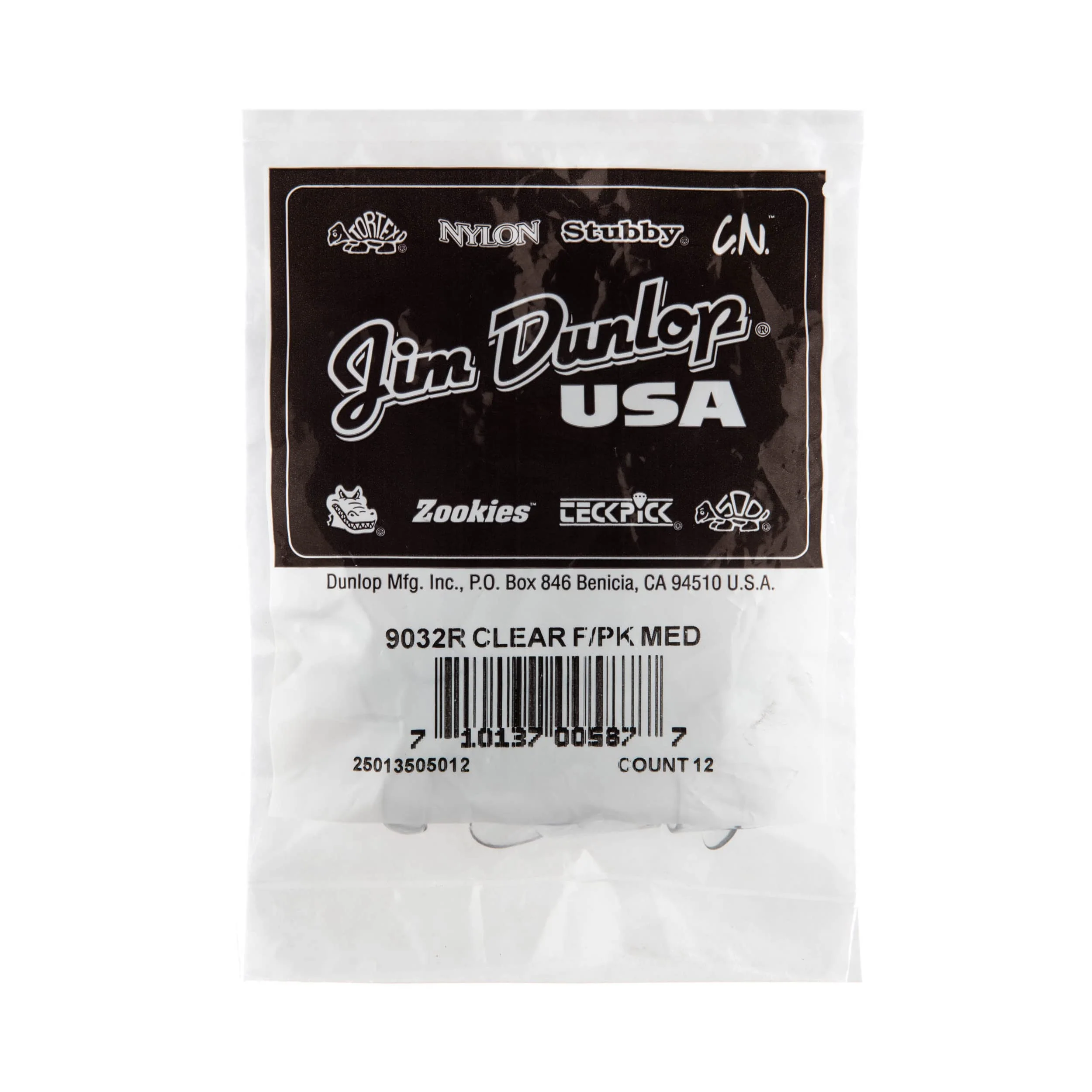 JIM DUNLOP Clear Finger Pick,Medium, Bag of 12 (9032R) - Image 2