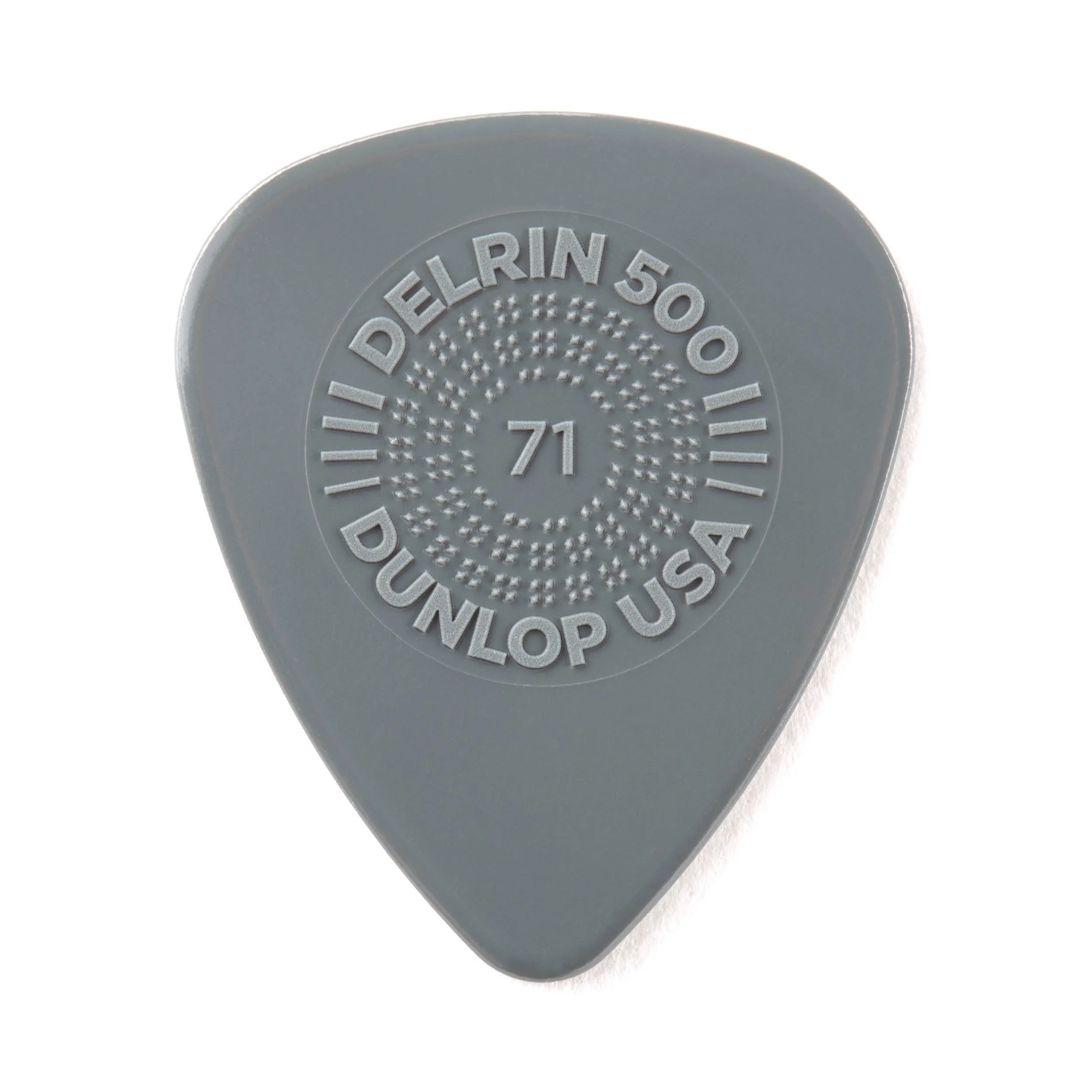 Jim Dunlop Delrin 500 Prime Grip .71mm Guitar Picks (450R.71) 72 Pack