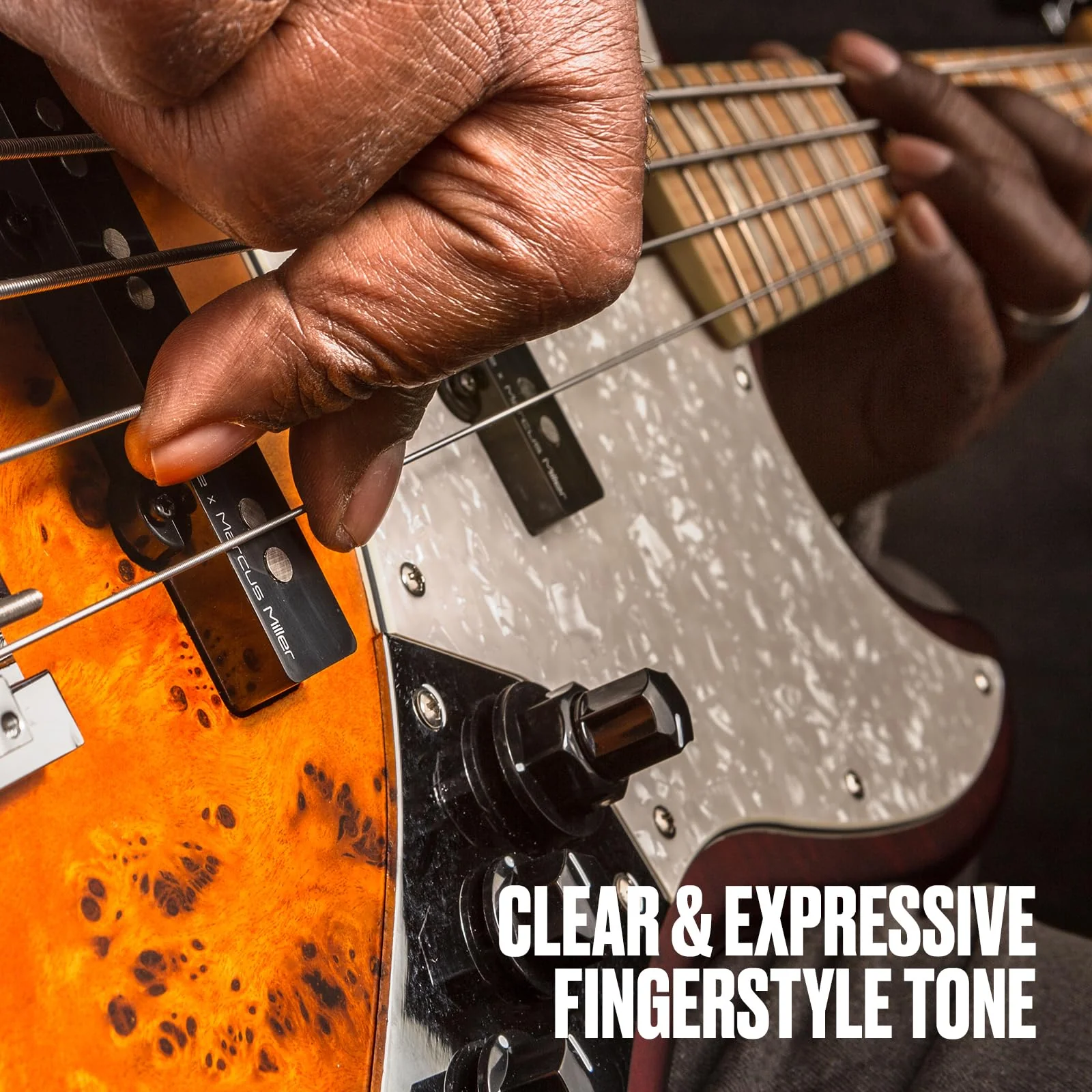 Jim Dunlop Dunlop 4/Set Marcus Miller Super Bright Stainless Steel Bass Strings Medium (.045.105) (DBMMS45105) 4 String - Image 3