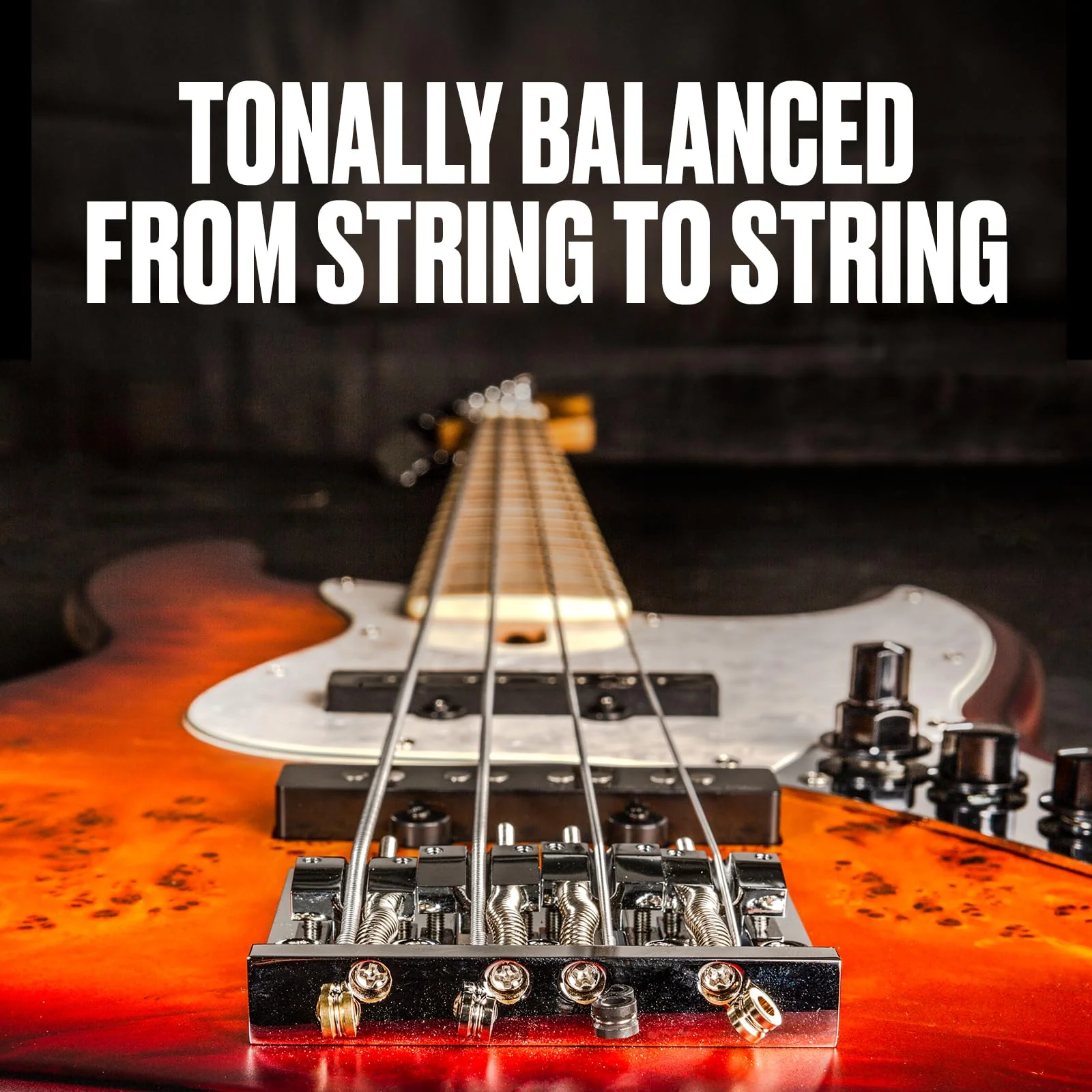 Jim Dunlop Dunlop 4/Set Marcus Miller Super Bright Stainless Steel Bass Strings Medium (.045.105) (DBMMS45105) 4 String - Image 5