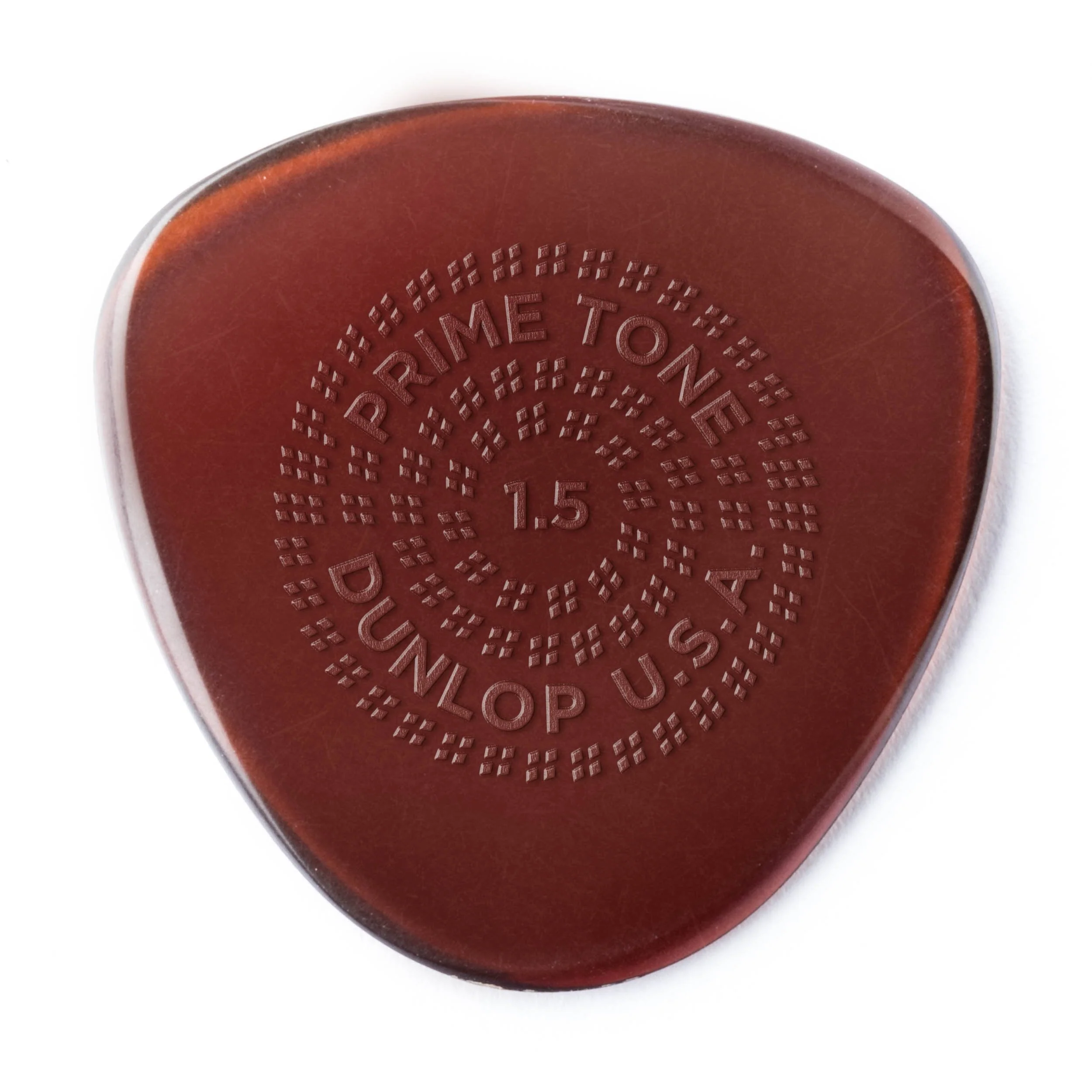 Jim Dunlop Dunlop Primetone Semi-Round Grip 1.5mm Sculpted Plectra Guitar Pick-3 Pack (514R1.5) 1.5mm | Grip 12 Pack