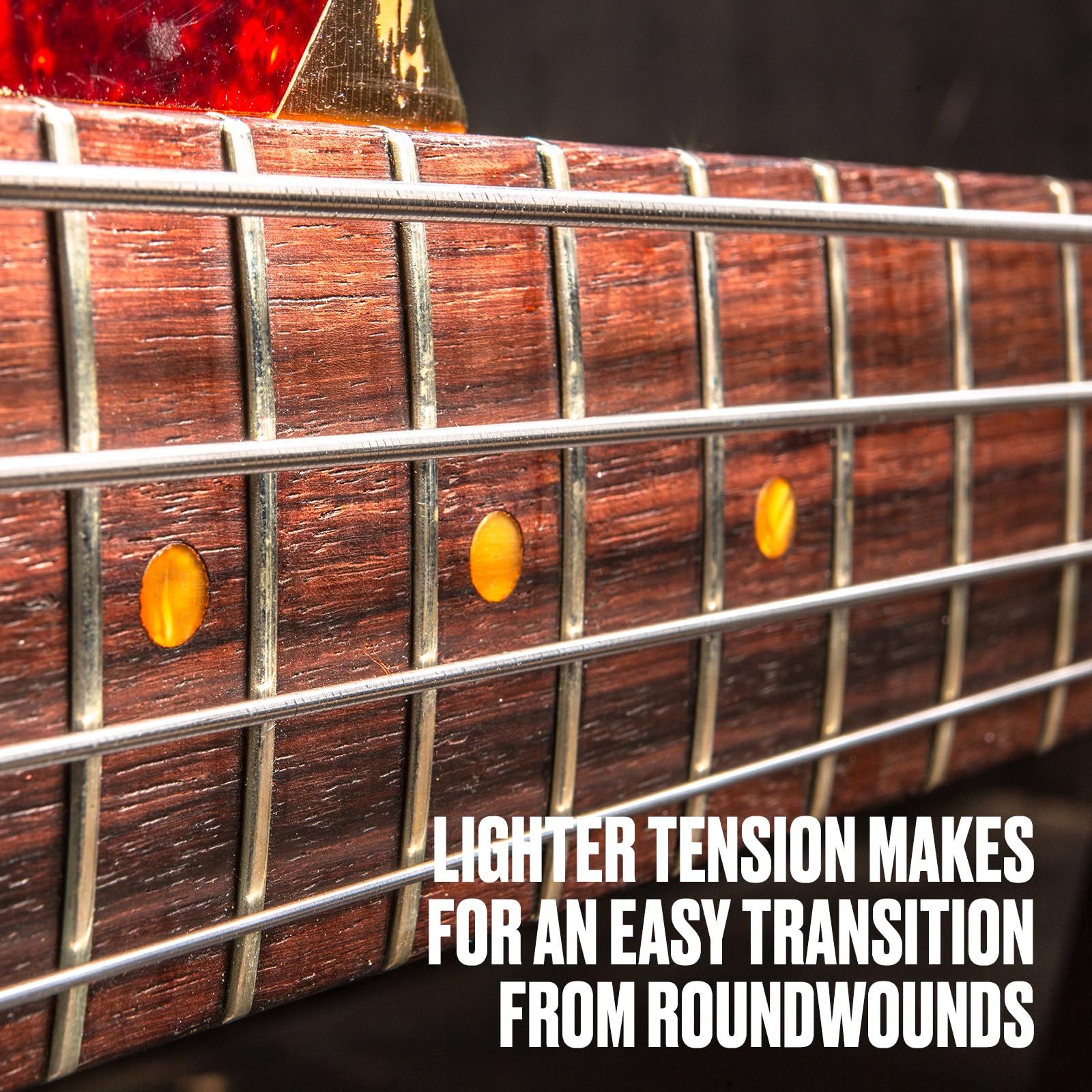 Jim Dunlop Flatwound Short Scale 40/100 Light 4/Set Bass Guitar Strings (DBFS40100S) 4-STRING 40-100 - Image 4