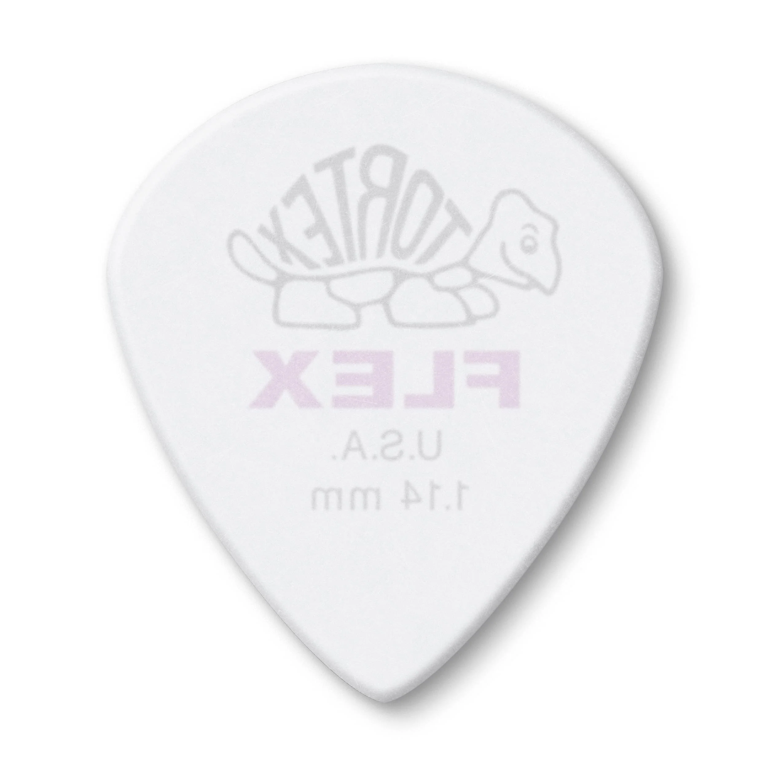 Jim Dunlop Tortex Flex Jazz III, 1.14mm, White Guitar Picks (468R1.14) 72 Pack PURPLE - Image 2