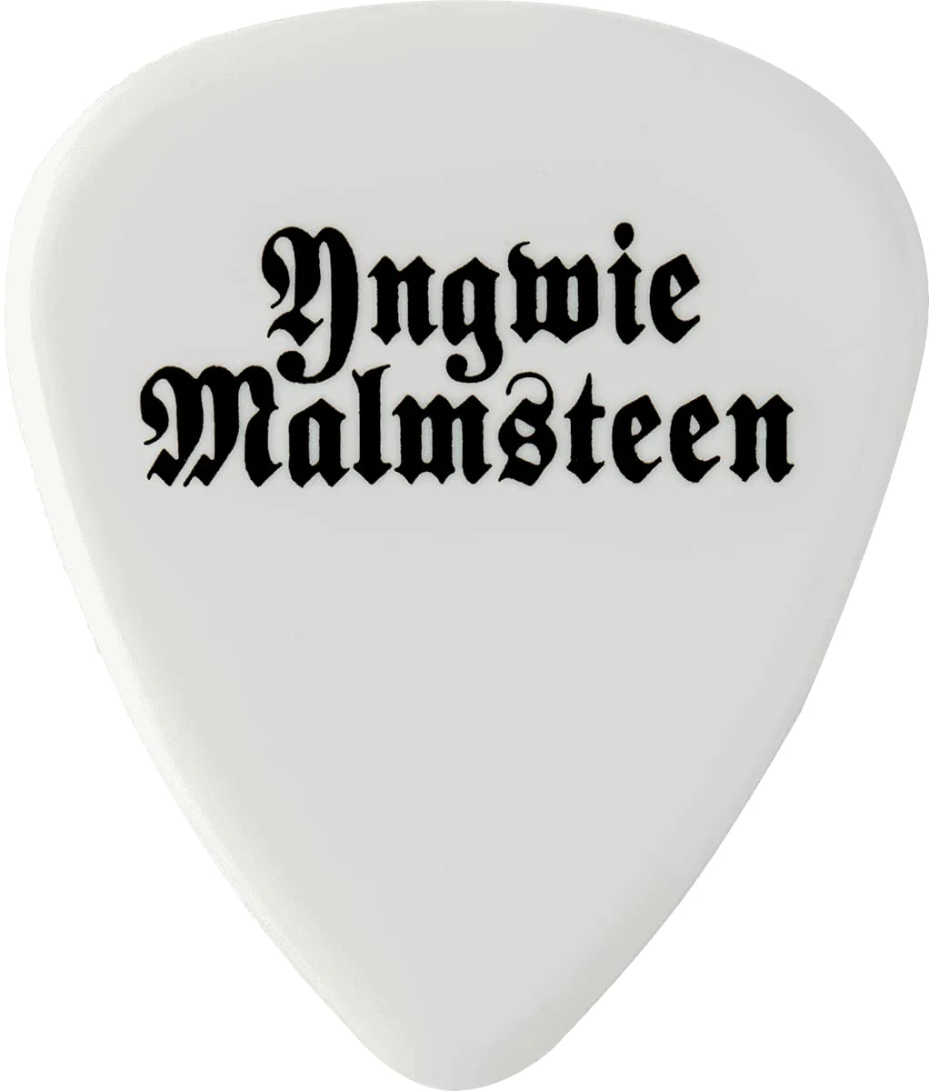 JIM DUNLOP Yngwie Malmsteen 1.5mm Custom Delrin Guitar Picks, 24 Pack (YJMR01WH)