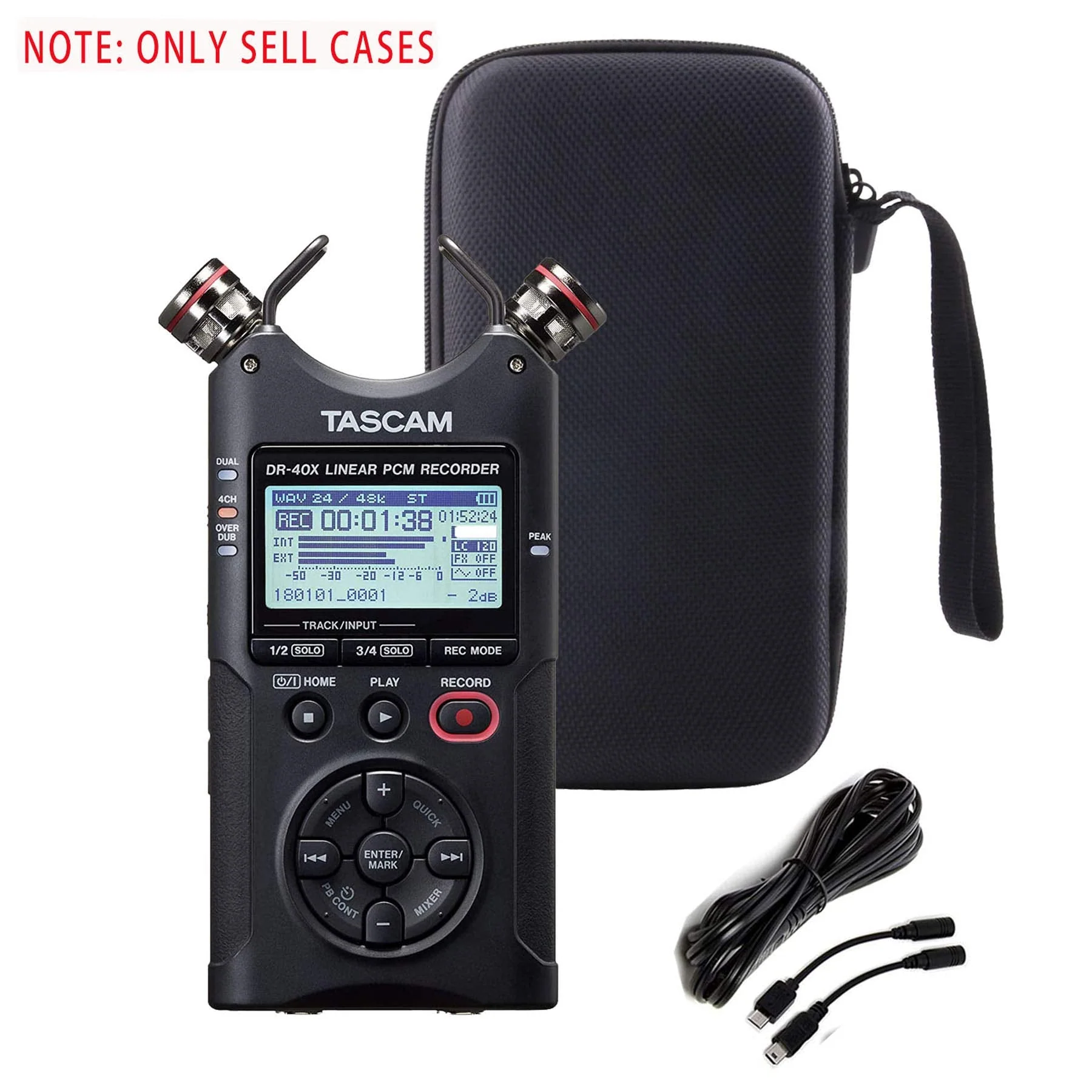 JINMEI Hard Case Replacement for Tascam DR-40X Four-Track Digital Audio Recorder Carry Case. (small) small - Image 7
