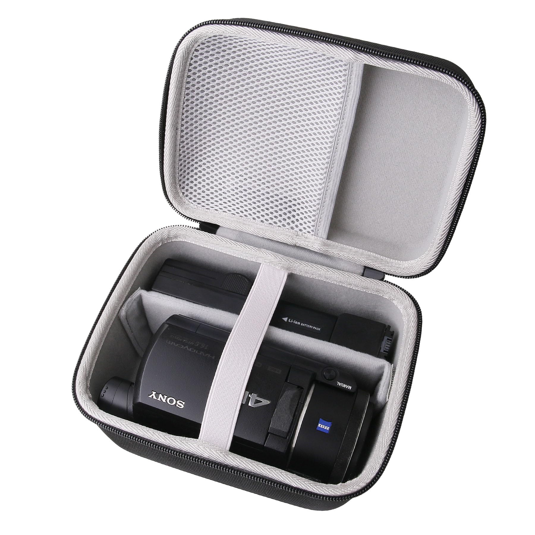 JINMEI Hard EVA Carrying Case Compatible with Sony FDR-AX53/ FDR-AX43/Panasonic HC-V785/HC-V770/ kimire/SEREE Video Camera Full HD 1080P Camcorder package case big - Image 5