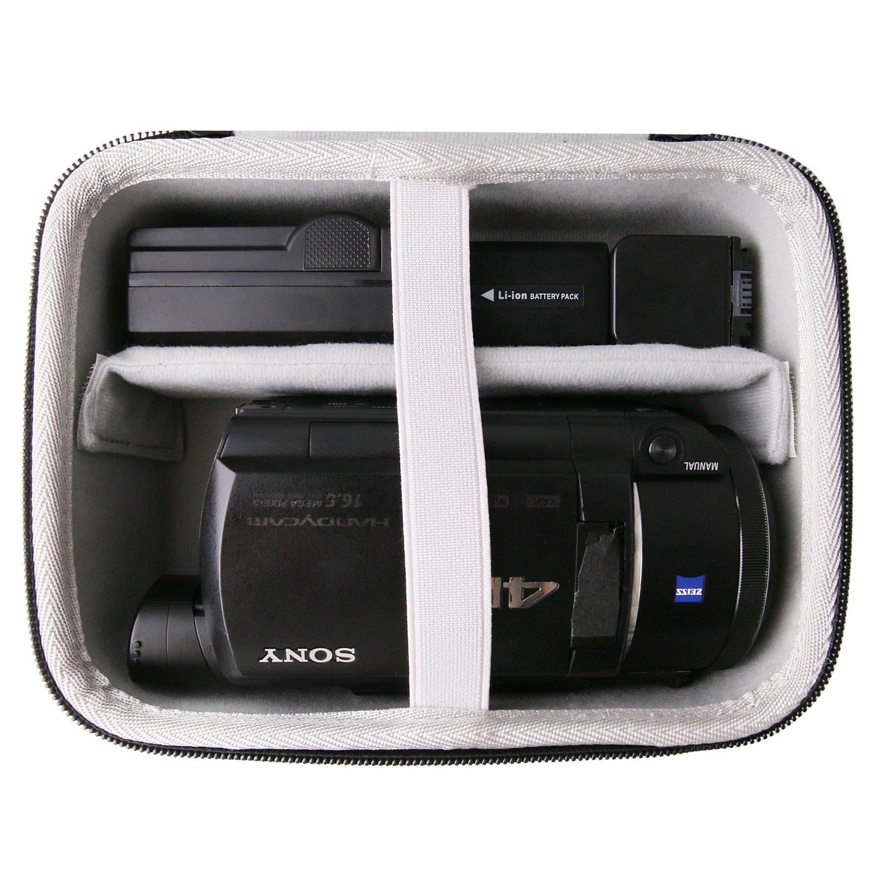 JINMEI Hard EVA Carrying Case Compatible with Sony FDR-AX53/ FDR-AX43/Panasonic HC-V785/HC-V770/ kimire/SEREE Video Camera Full HD 1080P Camcorder package case big - Image 6