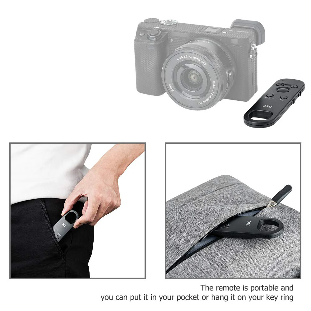 JJC Wireless Bluetooth Remote Control Replaces Sony RMT-P1BT for Sony A7R5 A7M4 ZV-E1 ZV-1F ZV-1 II ZV1 ZV-E10 FX30 A1 A7C II A7CII A6700 A6600 A6400 A6100 A7R IV III A7 IV III A9 II RX100 VII RX0 II For Select Sony Cameras - Image 10