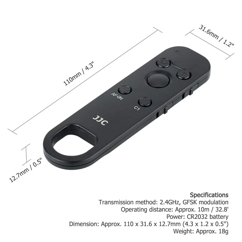 JJC Wireless Bluetooth Remote Control Replaces Sony RMT-P1BT for Sony A7R5 A7M4 ZV-E1 ZV-1F ZV-1 II ZV1 ZV-E10 FX30 A1 A7C II A7CII A6700 A6600 A6400 A6100 A7R IV III A7 IV III A9 II RX100 VII RX0 II For Select Sony Cameras - Image 11