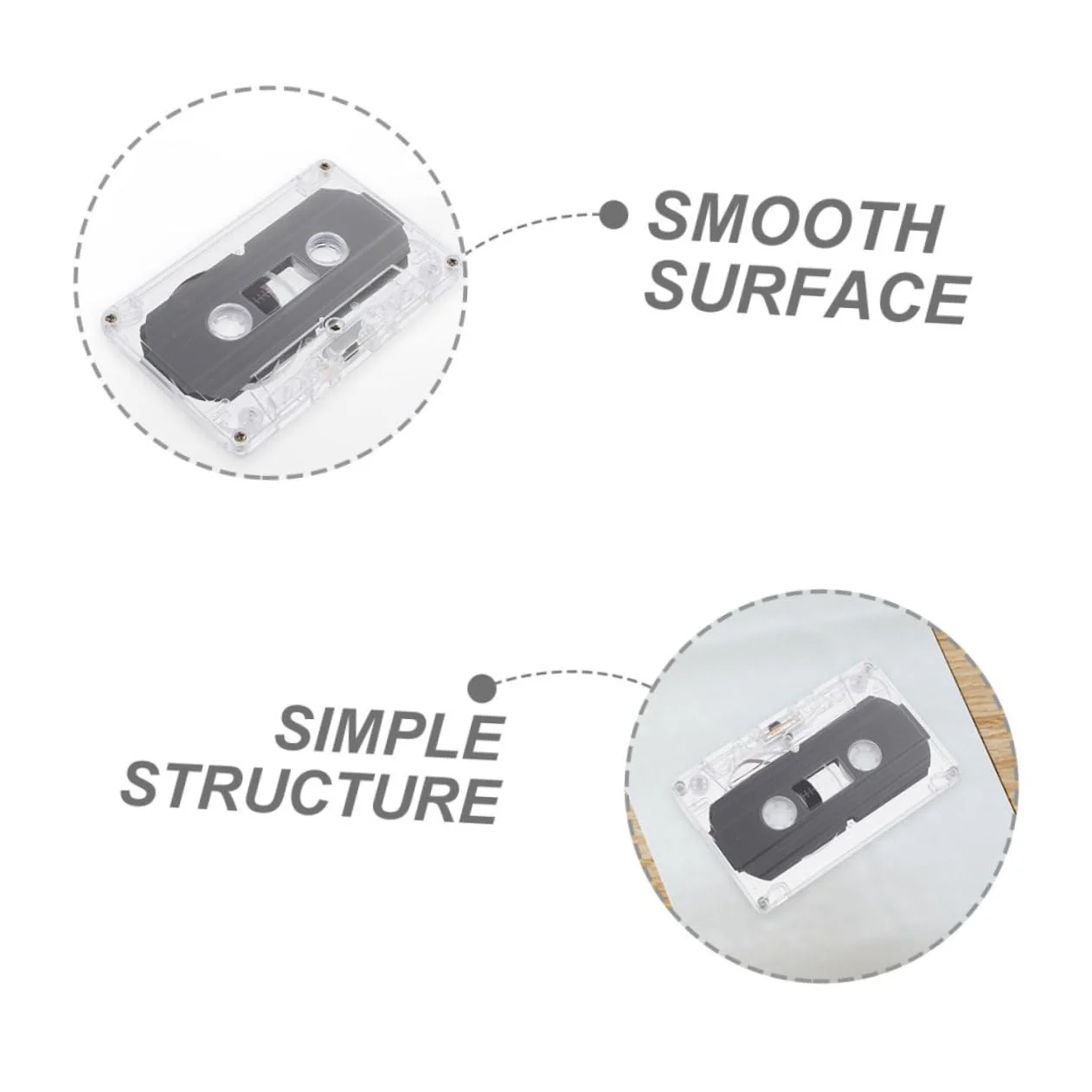 jojofuny 6 Pcs Blank Audio Cassette Tapes Recordable Audio Tapes 30-Minute Blank Audio Cassette Tape for Recording - Image 2