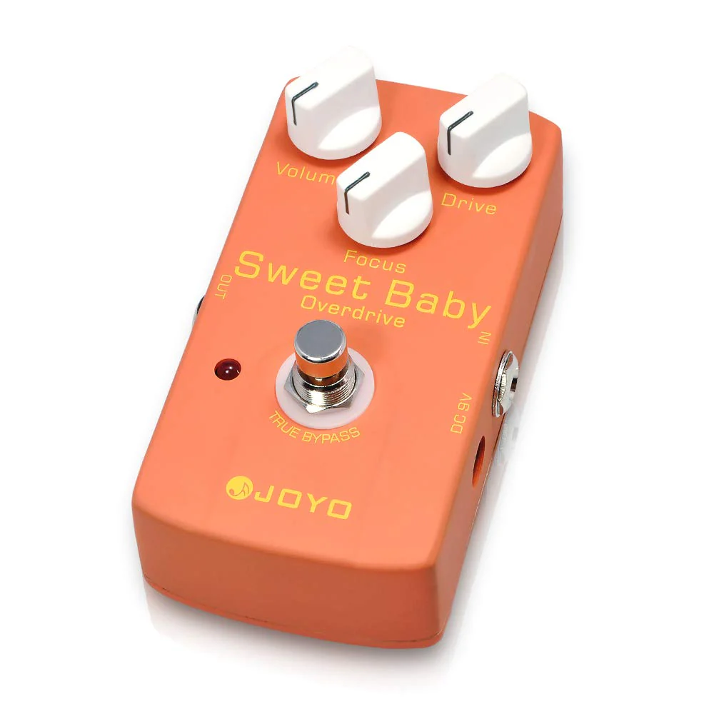 JOYO Overdrive Pedal Low-Gain Adapt to Various OD Styles for Electric Guitar Effect - True Bypass (Sweet Baby JF-36) Low-Gain,Overdrive Orange-red