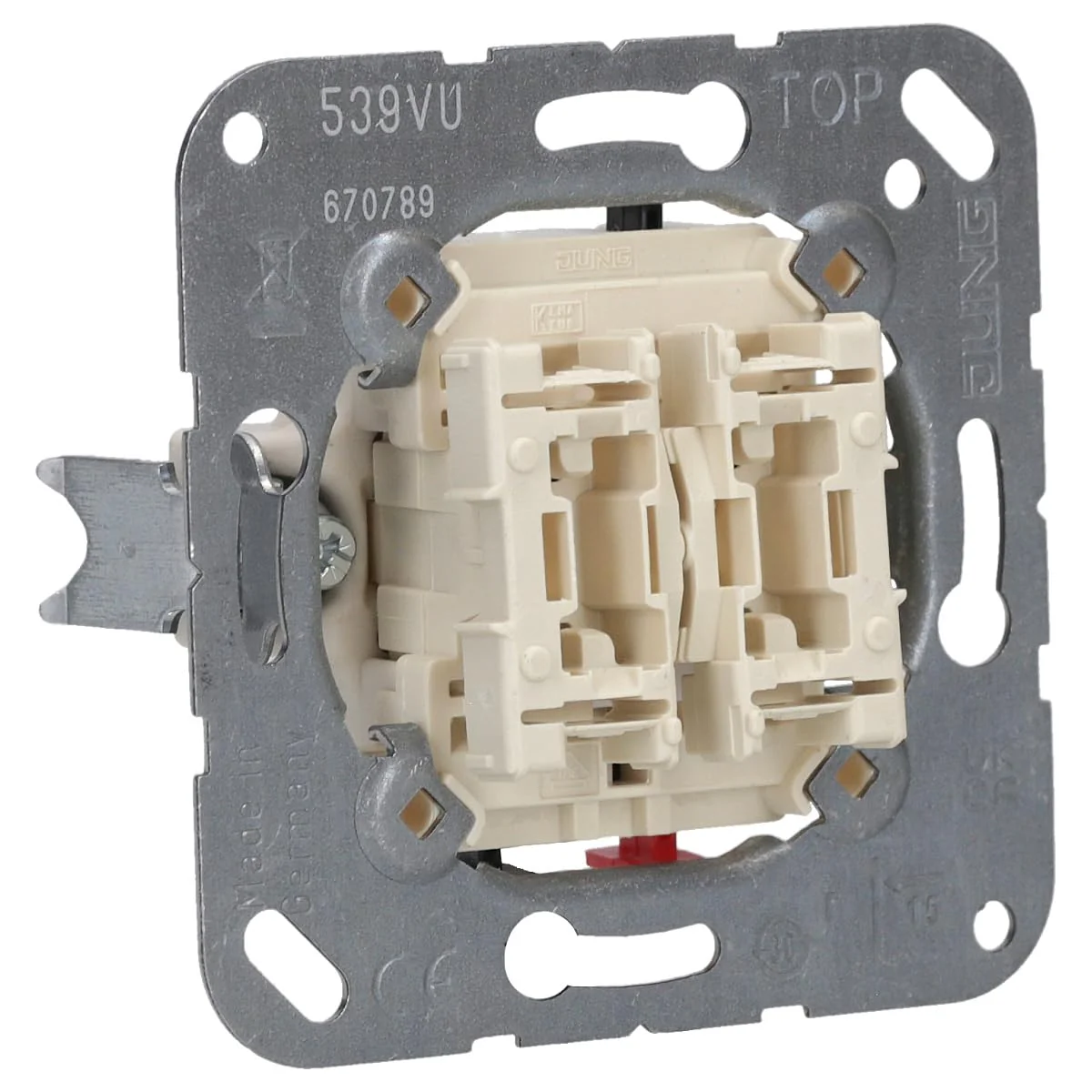 Jung 539VU Switch and Button Blind Switch 1-Pin Aluminium