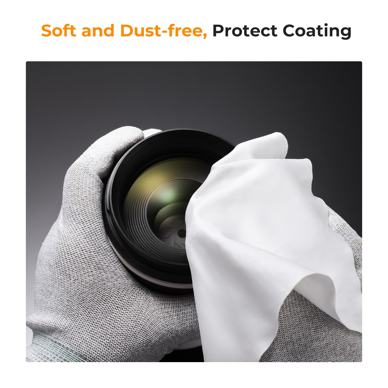 K&F Concept 67mm Front Lens Cap Cover Kit, 5-in-1 Center Pinch Lens Cover + Anti-Loss Keeper + Microfiber Cleaning Cloth Compatible with Canon, Nikon, Sony, Fujifilm Camera Lenses with 67mm Thread - Image 2
