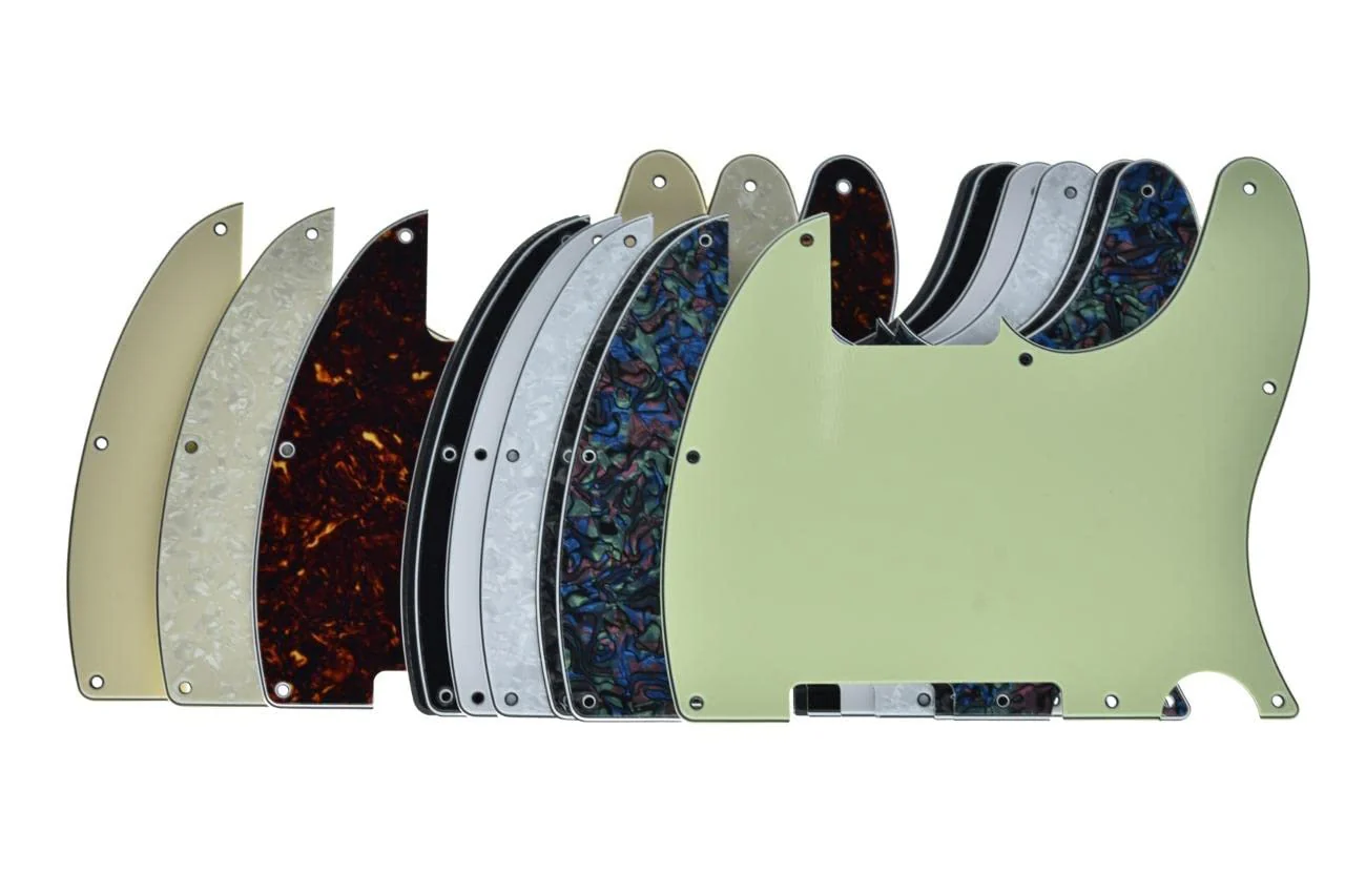 KAISH 8 Hole Tele Blank Guitar Pickguard Tele Pick Guard Scratch Plate for Telecaster Esquire Abalone Pearl - Image 4