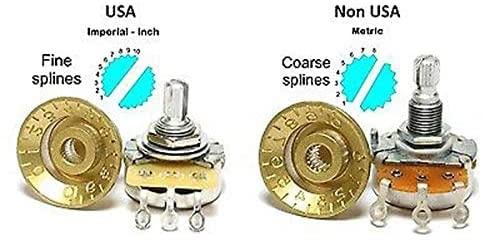 KAISH Gold Large Size 2pcs Push on Fit Abalone Top Dome Knobs Abalone Inserts Import Style Guitar Bass Knobs for Precision P Bass or Tele Guitars - Image 2