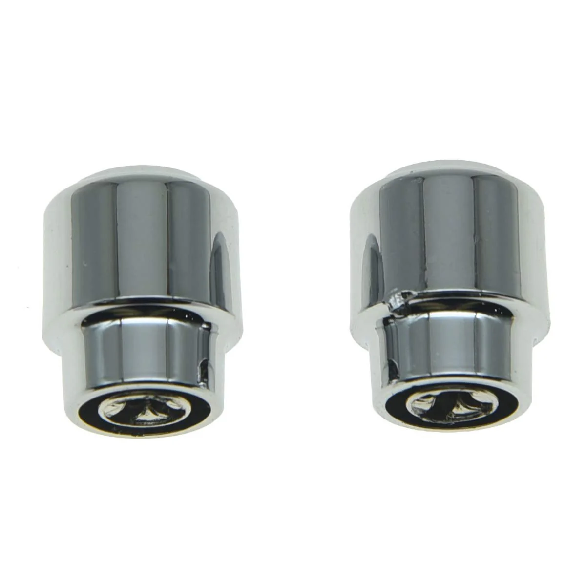 KAISH Pack of 2 Plastic Chrome Guitar Barrel Switch Tip 3 Way Pickup Selector Switch Knobs for U.S.or Import Tele/Telecaster Chrome Tip
