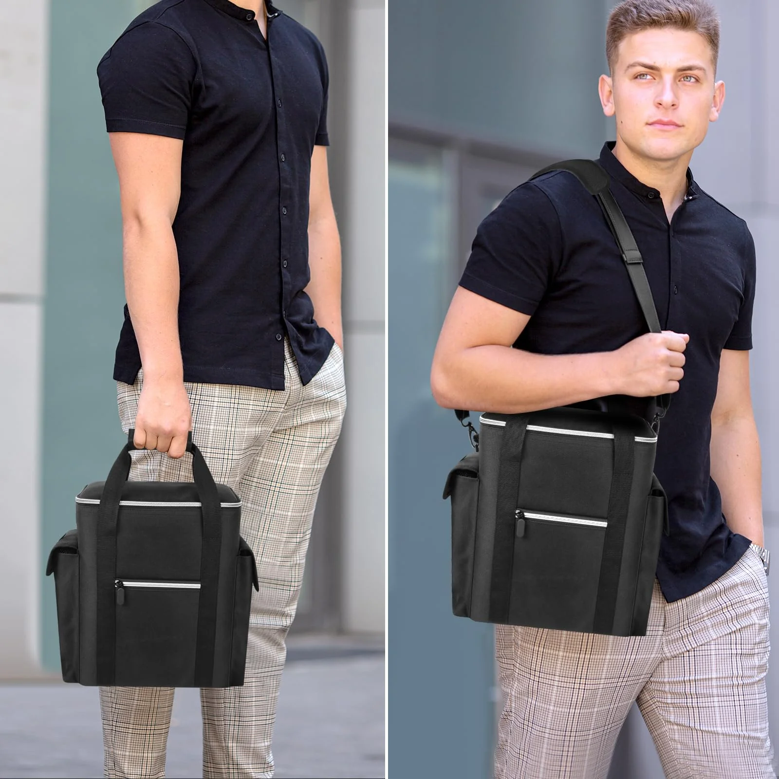 Karaoke Bag Compatible with JYX-S55/ for JYX 69BT Karaoke Machine with Two Wireless Microphones,Holder for MS69 Portable Bluetooth Speaker PA System, Box for Remote Control, Charging Cable (Case Only) - Image 7