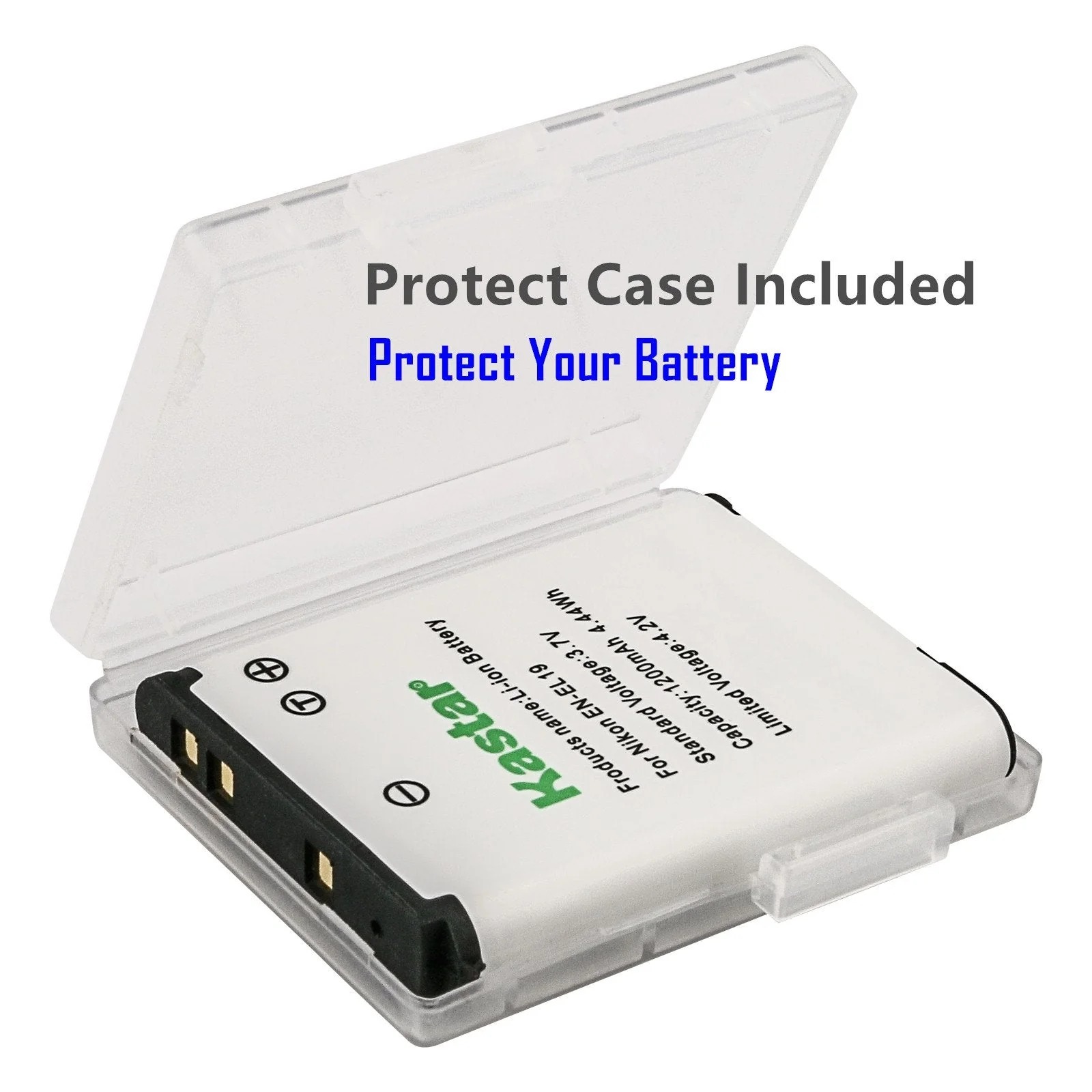 Kastar Battery + Slim USB Charger for Nik EN-EL19 Coolpix A100 S100 S2750 S2800 S3300 S3400 S3500 S3600 S4200 S4300 S4400 S5200 S5300 S6400 S6500 S6600 S6700 S6800 S6900 S7000, Son NP-BJ1 DSC-RX0 - Image 2