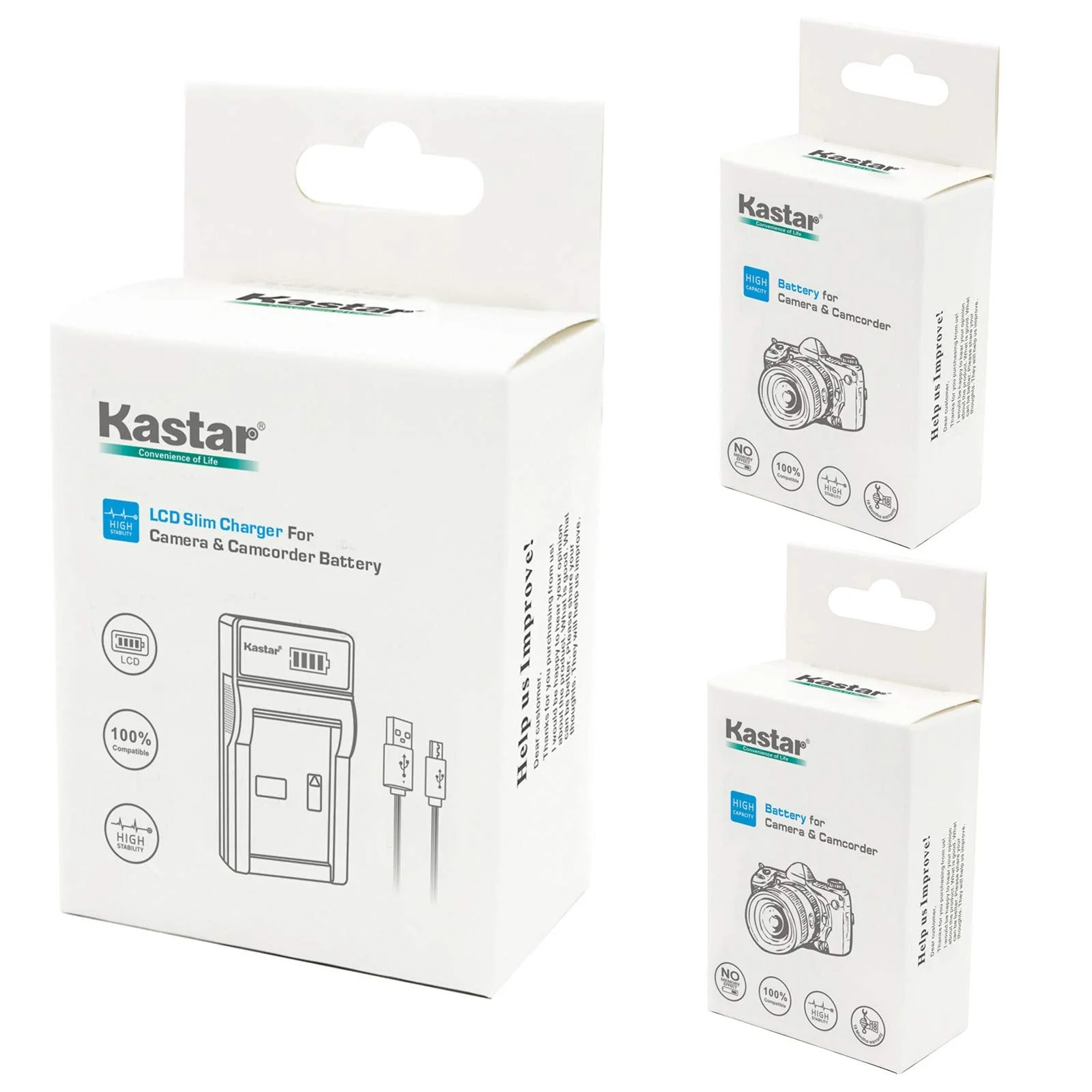 Kastar Battery (X2) & LCD Slim USB Charger for Sony NP-BN1 NPBN1 BC-CSN and Cyber-shot DSC-QX10 QX30 QX100 DSC-TF1 DSC-TX10 TX20 TX30 DSC-W530 DSC-W570 DSC-W650 DSC-W800 DSC-W830 Digital Camera +More - Image 4