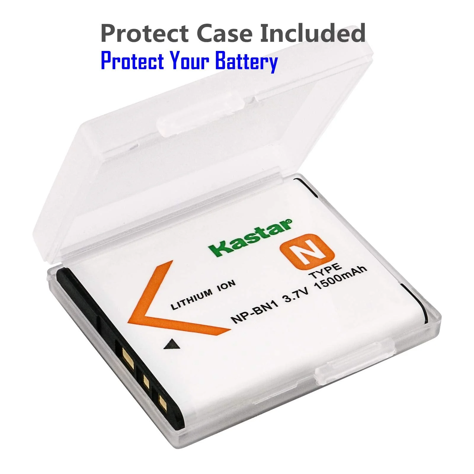 Kastar Battery (X2) & LCD Slim USB Charger for Sony NP-BN1 NPBN1 BC-CSN and Cyber-shot DSC-QX10 QX30 QX100 DSC-TF1 DSC-TX10 TX20 TX30 DSC-W530 DSC-W570 DSC-W650 DSC-W800 DSC-W830 Digital Camera +More - Image 5