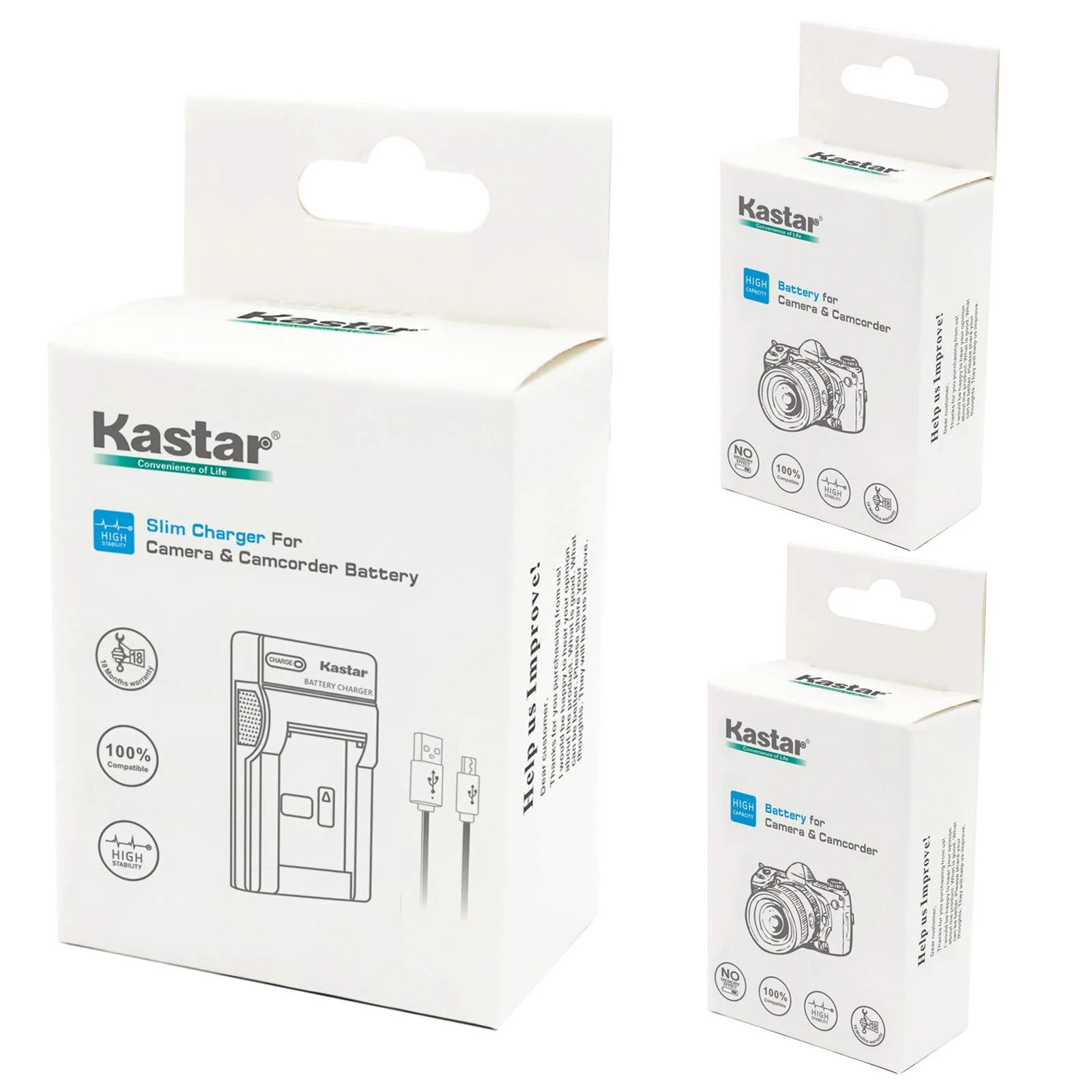 Kastar Battery (X2) & Slim USB Charger for Sony NP-BK1, NPBK1 and Cybershot DSC-W180, DSC-W190, DSC-W370, DSC-S750, DSC-S780, DSC-S950, DSC-S980, Webbie MHS-CM1 HD, MHS-PM1, MHS-PM5, Bloggie MHS-CM5 - Image 4