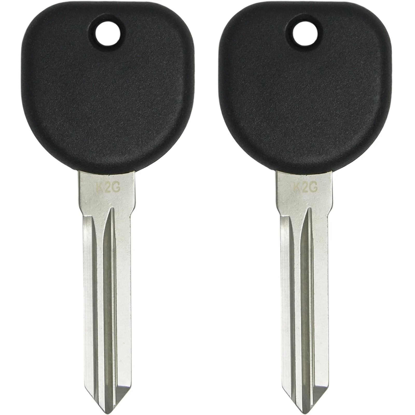 Keyless2Go New Uncut Replacement Transponder Ignition Car Key Circle Plus B111 (2 Pack) - Image 2