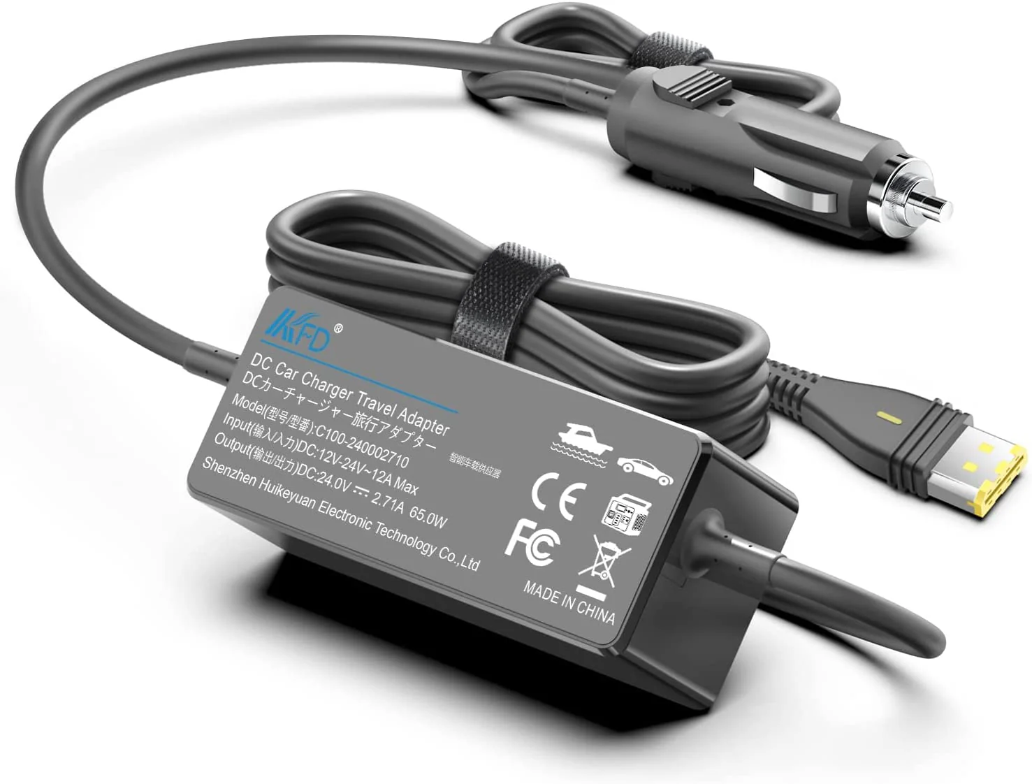 KFD DC 12V-24V Adapter Resmed AirSense 11 Accessories Car Power Supply Car Charging Cable Charger for AirSense 11 AutoSet Elite CPAP Machine AirMini Air11 65W DC Converter S11 39205 Cigarette Lighter
