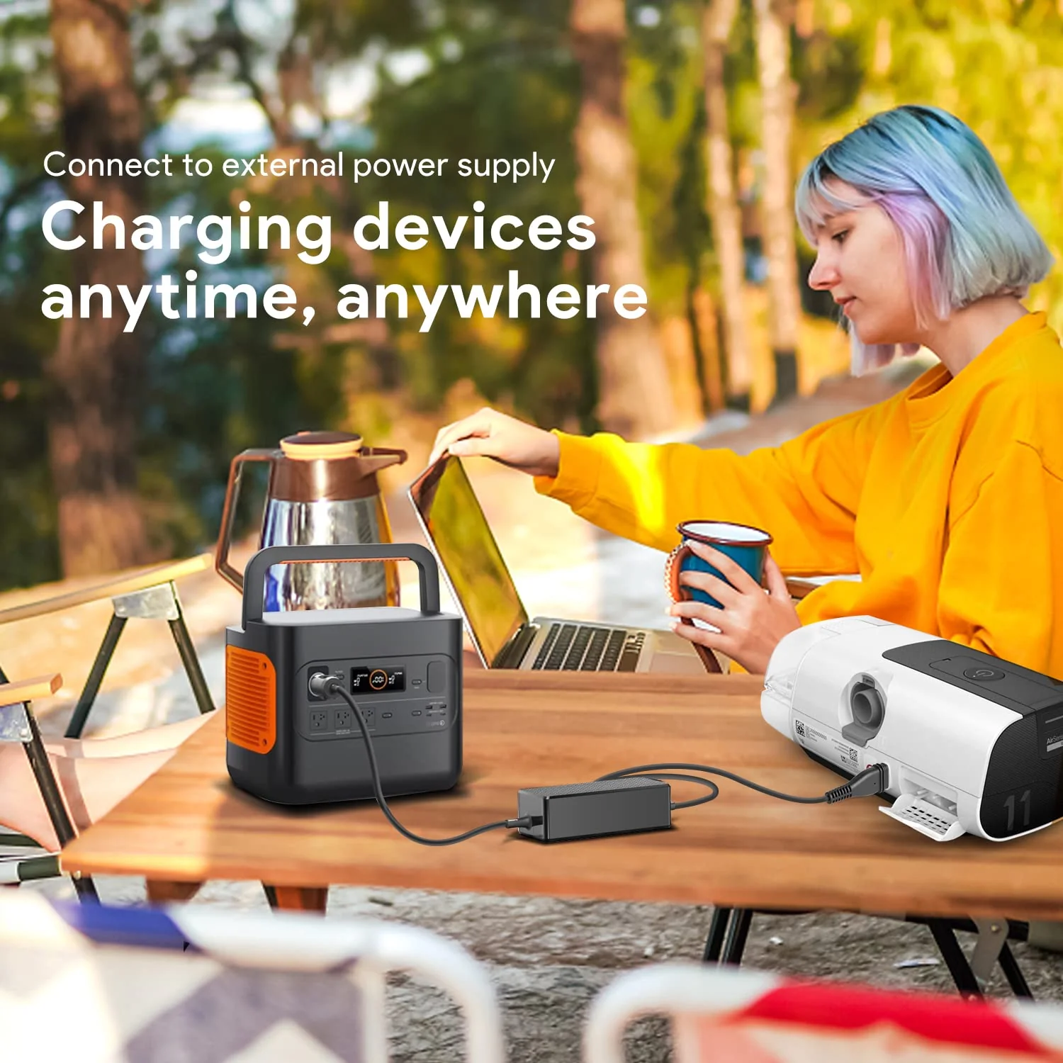 KFD DC 12V-24V Adapter Resmed AirSense 11 Accessories Car Power Supply Car Charging Cable Charger for AirSense 11 AutoSet Elite CPAP Machine AirMini Air11 65W DC Converter S11 39205 Cigarette Lighter - Image 5