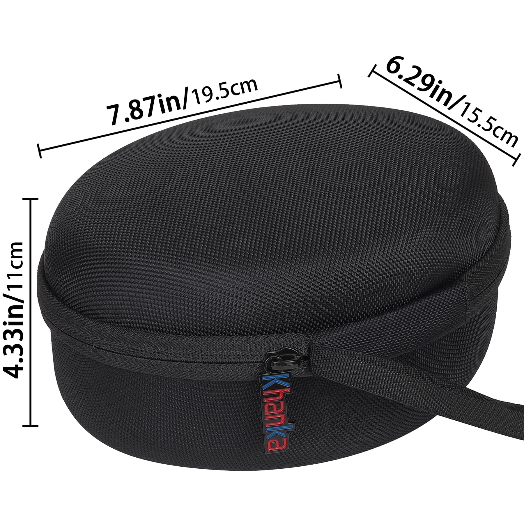 khanka Hard Carrying Case Replacement for Pioneer DJ CUE1/HDJ-CUE1-BT Bluetooth On-Ear DJ Headphones,Case Only. - Image 4