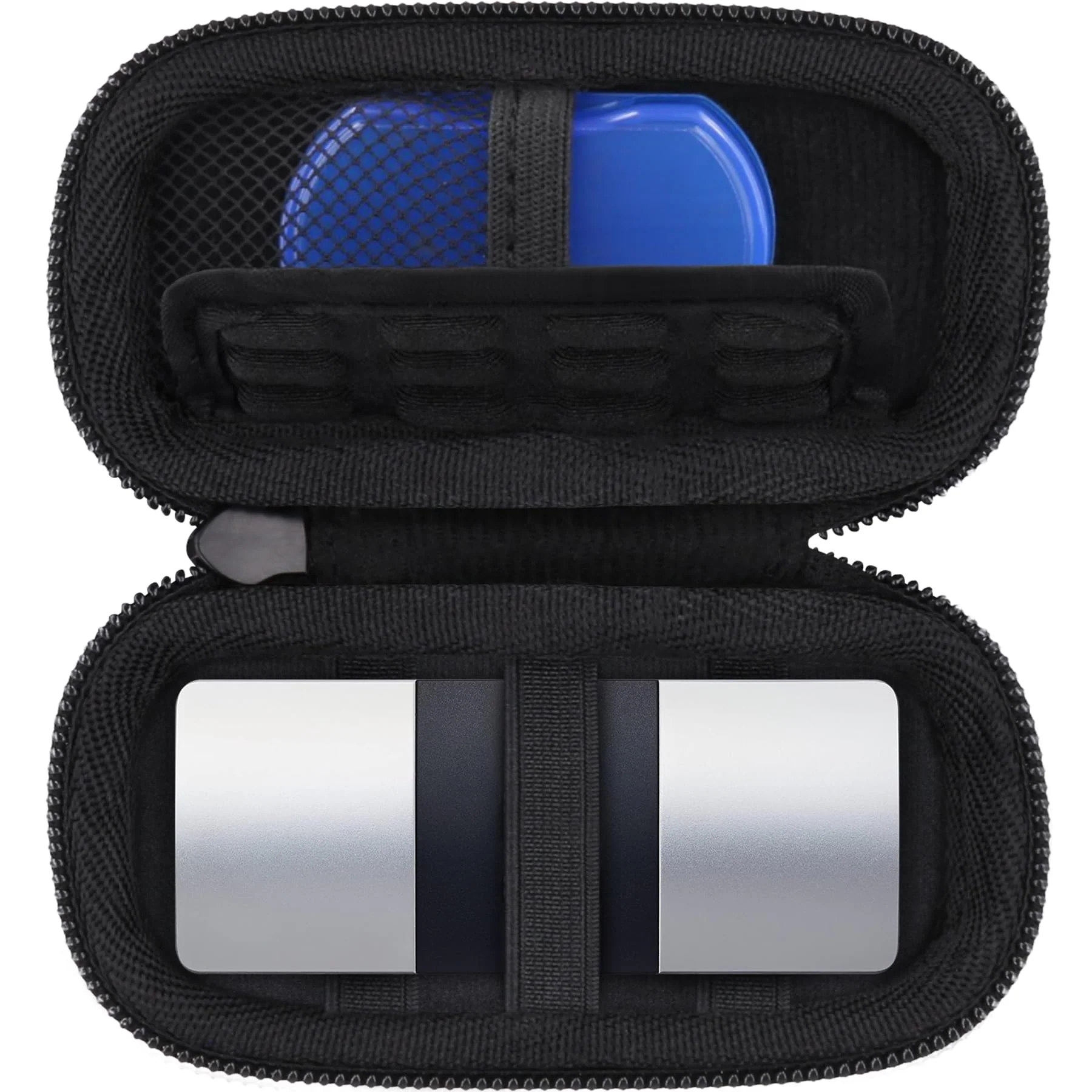 Khanka Hard Case for KardiaMobile 6 Channel / 1 Channel ECG Heart Monitor, Case Compatible with Kardia 6L 1L ECG with Carabiner Hook and Carry Strap (Pill Box and ECG Not Included)