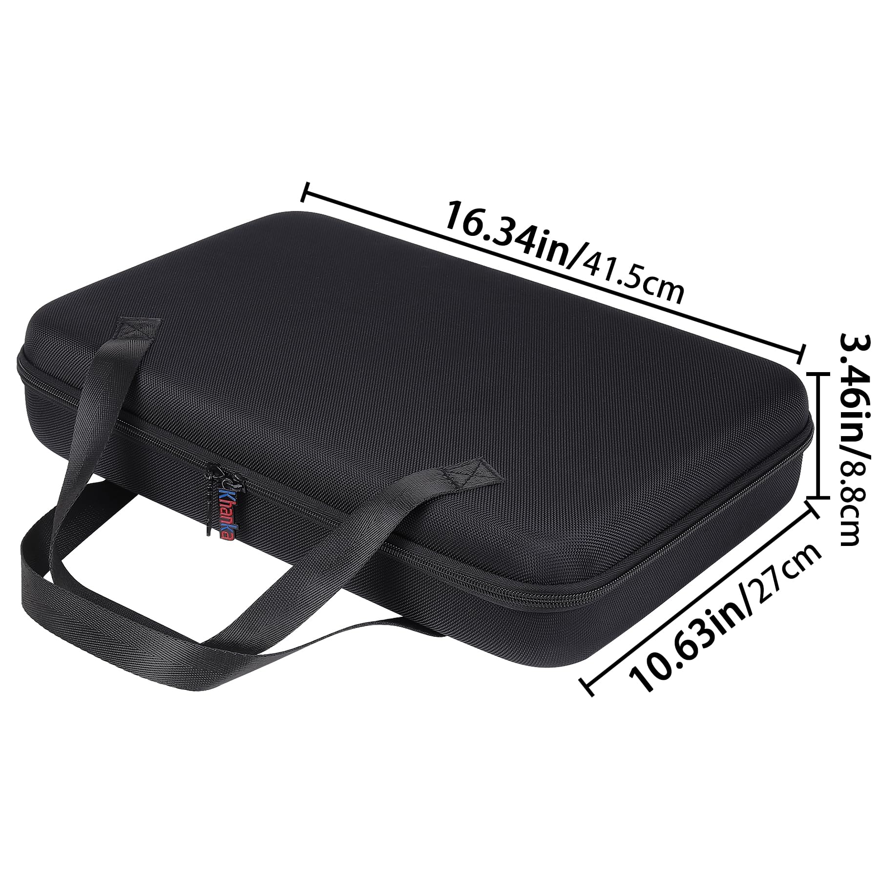 khanka Hard Travel Case Replacement for RODE RODECaster Duo Integrated Audio Production Studio Black - Image 5