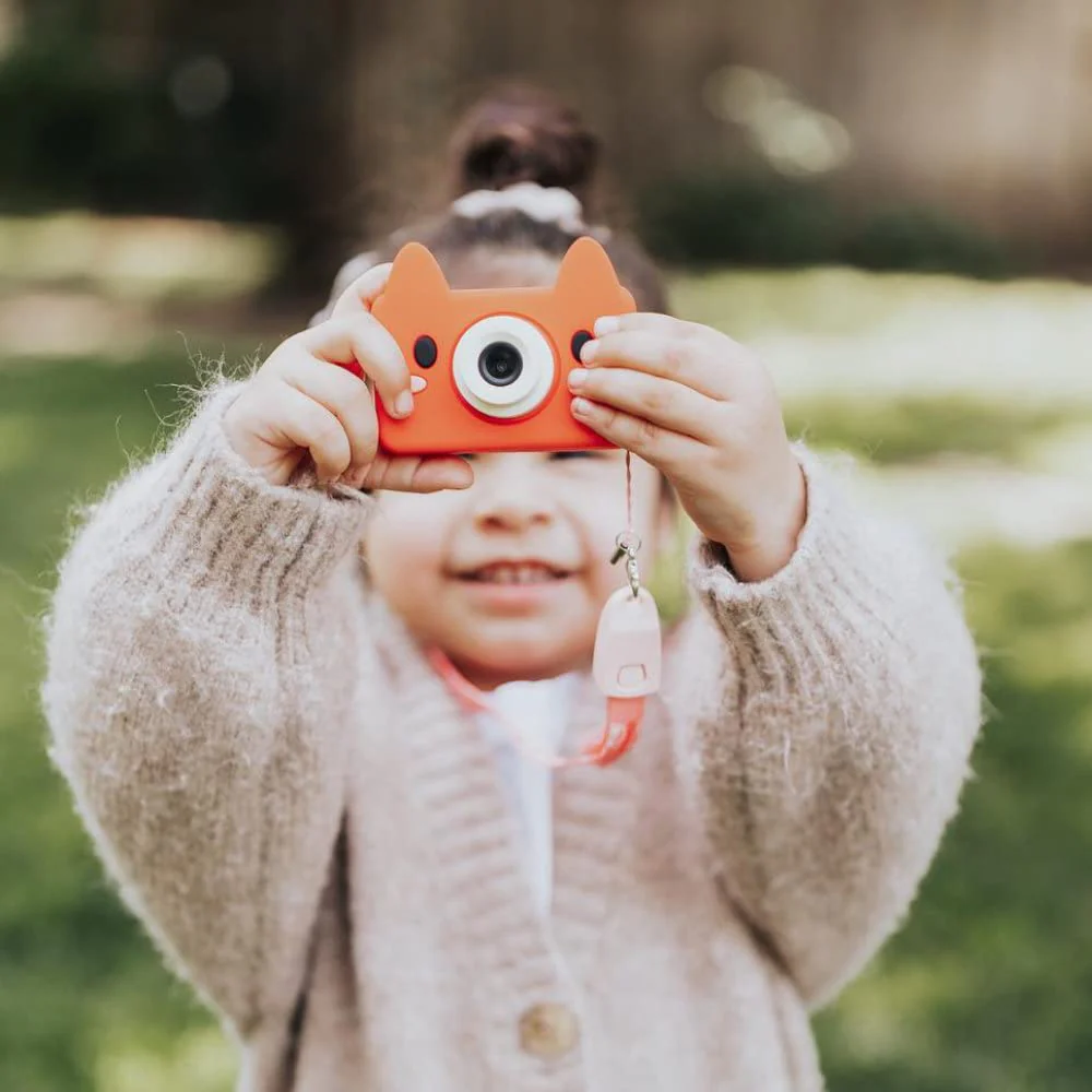 Kidamento Kids Digital Camera & Video Camcorder, Soft BPA-Free Silicone Casing, 32GB Memory Card - Model C - Akito The Fox - Image 7