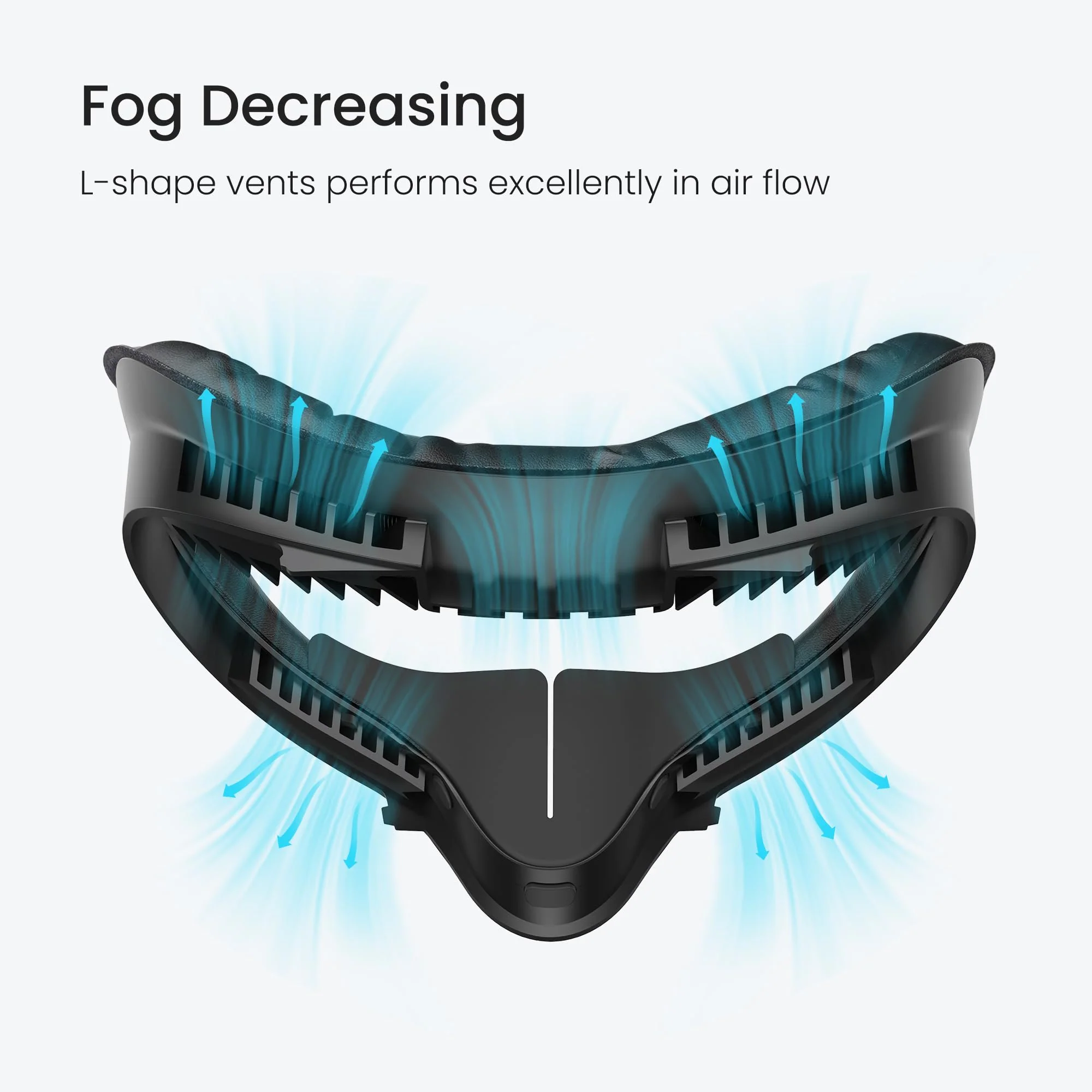 KIWI design Comfort Face Cushion Pad Compatible with Quest 2 Accessories, Breathable Facial Interface and Glasses Spacer - Image 3