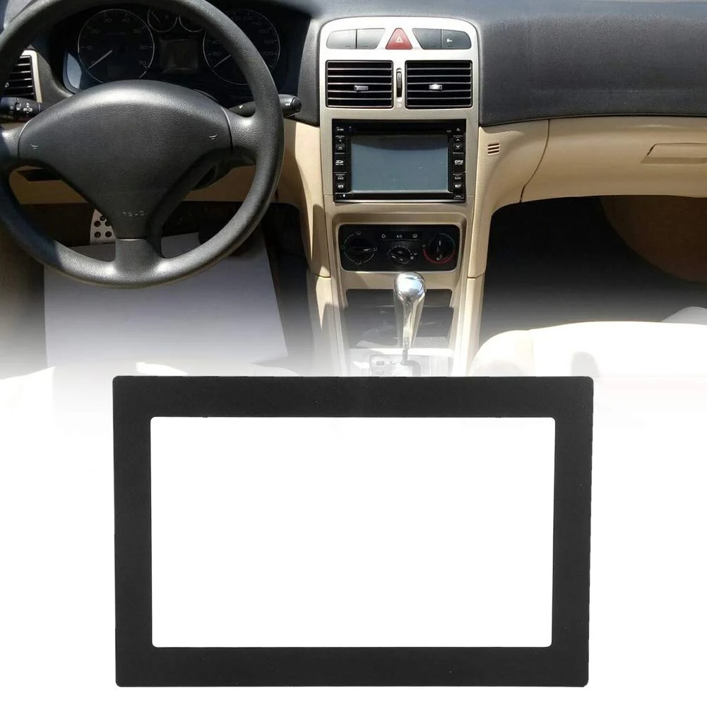 Klanata 7in 2Din Car Fascia Dash Frame, Car Stereo Mount Installation Trim Kit Frame 178 x 102mm Universal Fitment, 1610200024811 - Image 5