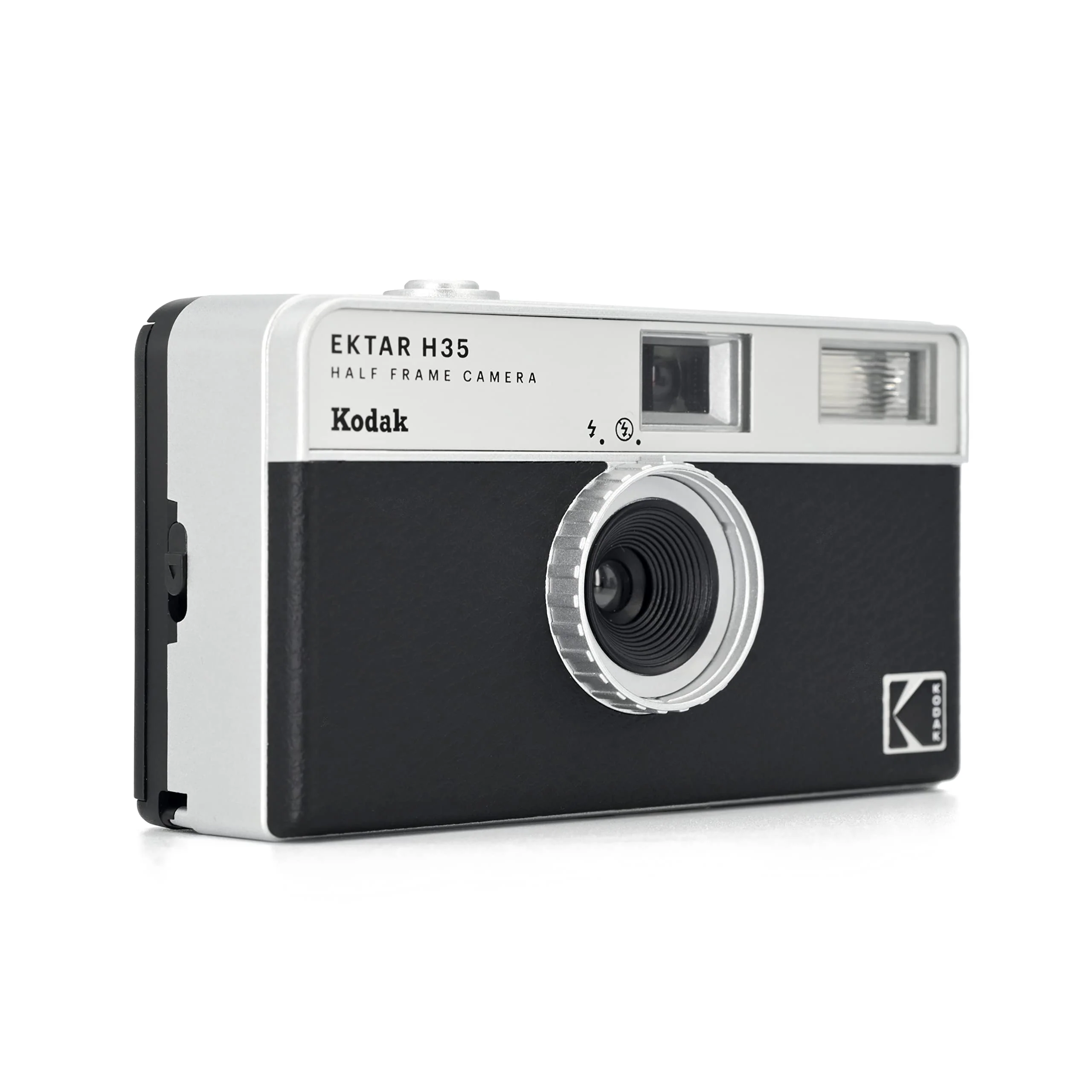 KODAK EKTAR H35 Half Frame Film Camera, 35mm, Reusable, Focus-Free, Lightweight, Easy-to-Use (Black) (Film & AAA Battery are not Included) Black - Image 2