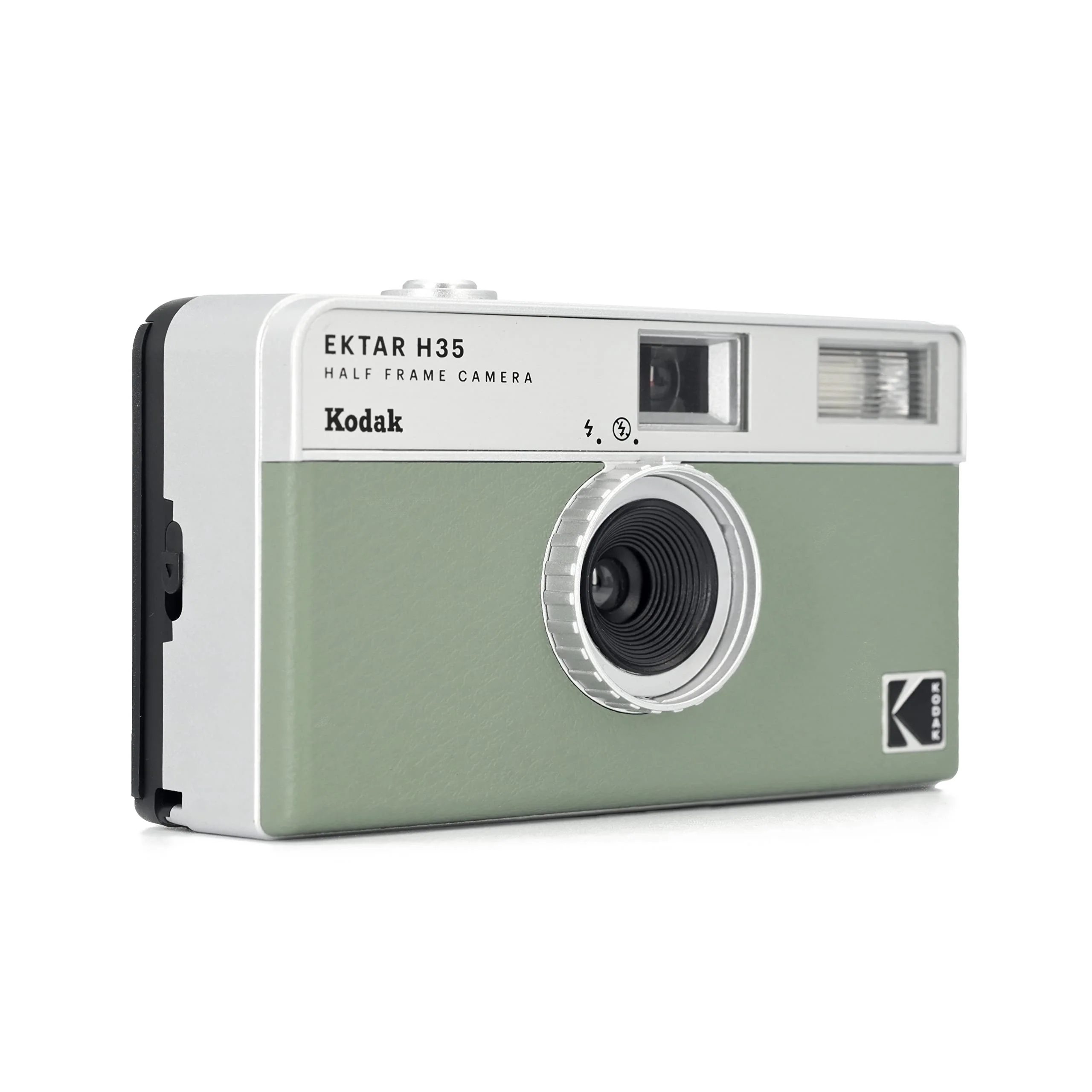 KODAK EKTAR H35 Half Frame Film Camera, 35mm, Reusable, Focus-Free, Lightweight, Easy-to-Use (Sage) (Film & AAA Battery are not Included) Sage - Image 2