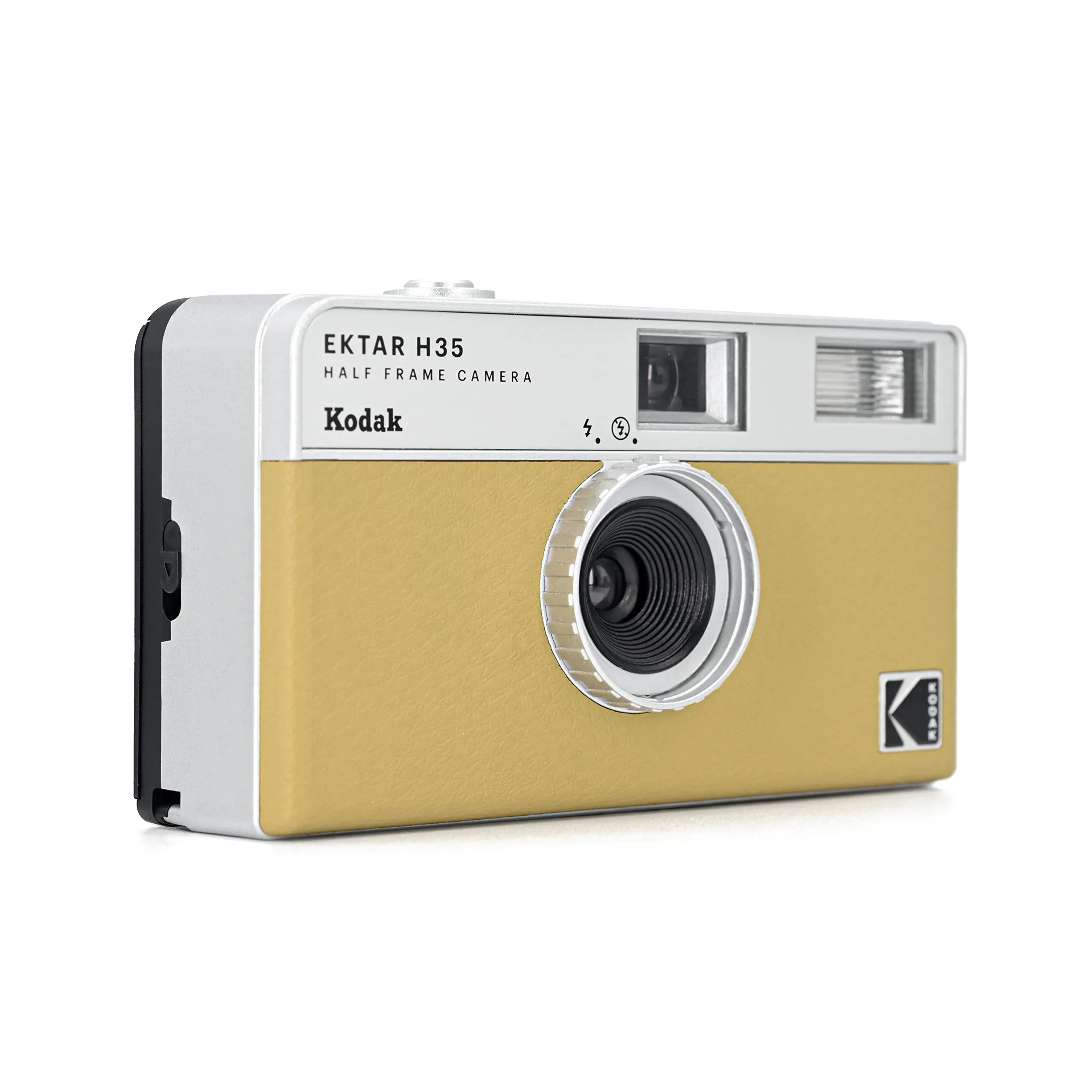 KODAK EKTAR H35 Half Frame Film Camera, 35mm, Reusable, Focus-Free, Lightweight, Easy-to-Use (Sand) (Film & AAA Battery are not Included) Sand Single - Image 2