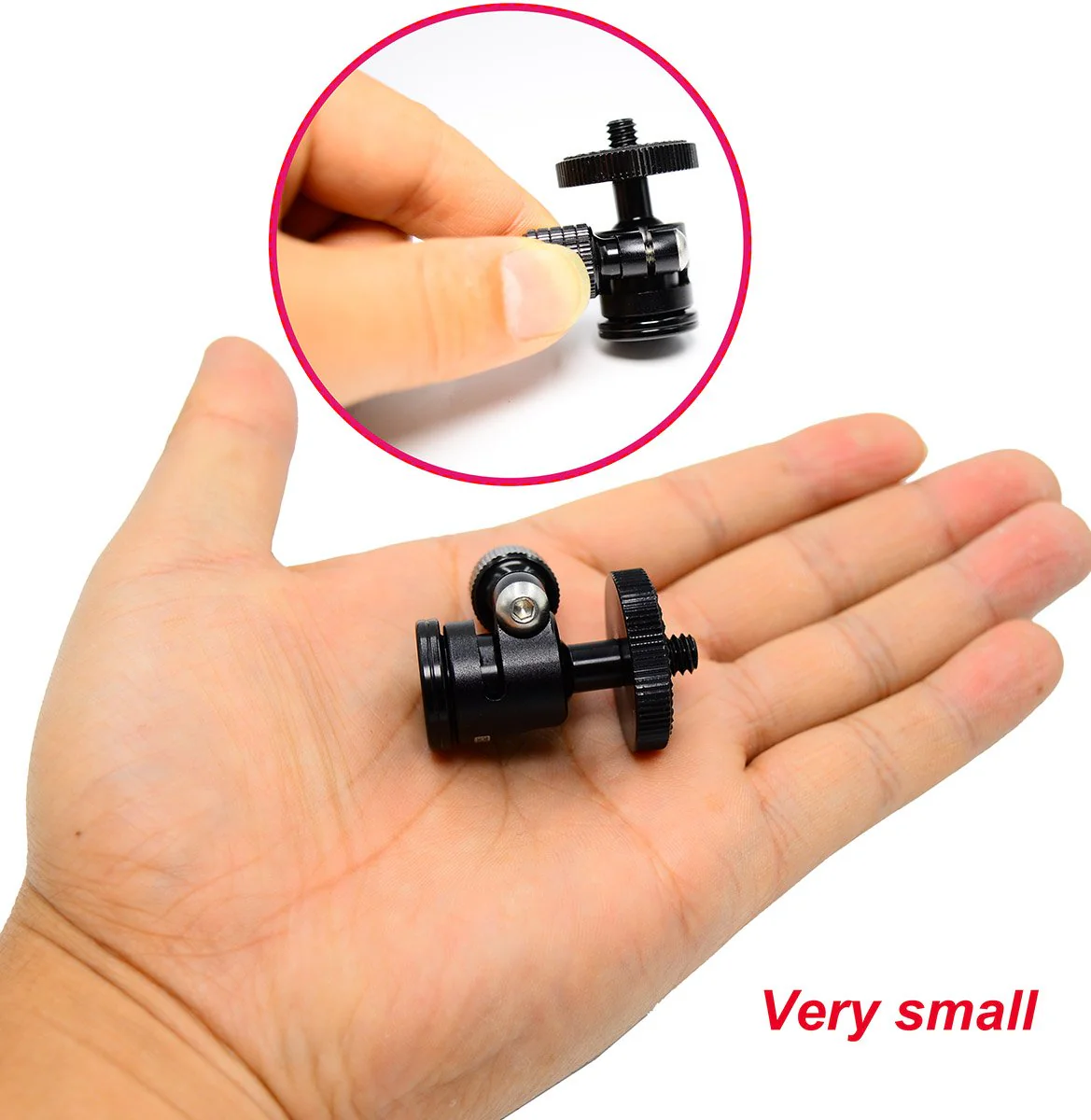 koolehaoda 3/8 Mini Ball Head for Camera Tripod Monopod (3/8 Ball Head) 3/8-ballhead - Image 7