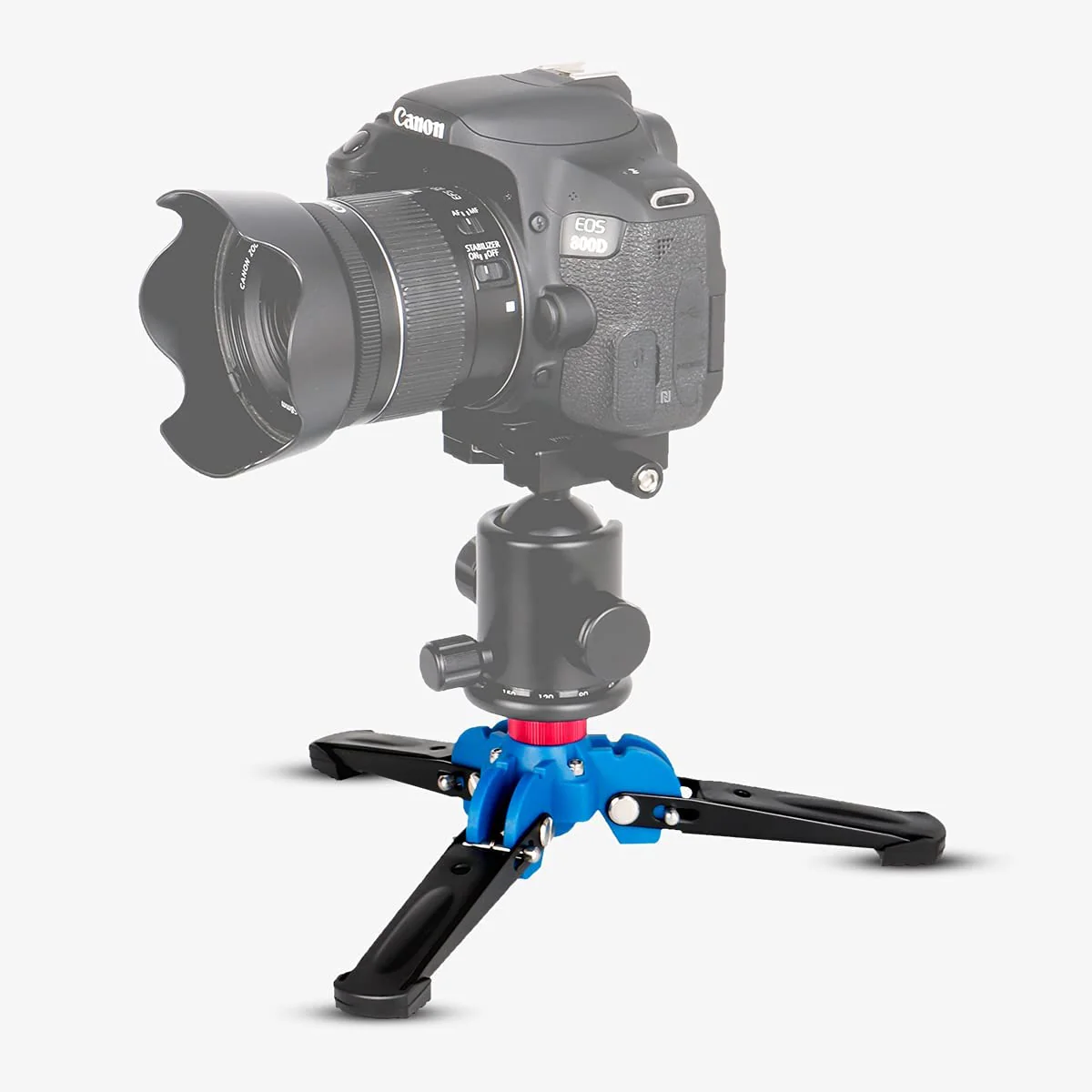 Koolehaoda Mini Tripod,Universal 3 Legs Monopod Base Stand Unipod Support with 3/8" Screw for Monopods Ballhead - A2 - Image 6