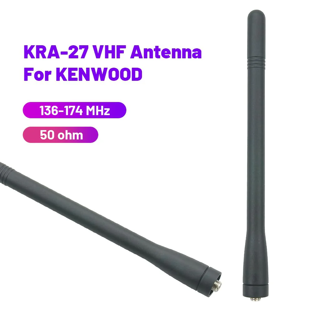 KRA27 Replacement Antenna VHF 136-174mHz Helical Antenna for Kenwood NX-200 NX-5200 TK2140 TK2160 TK2170 TK5210 TK5220 Radio(2 Pack) - Image 3