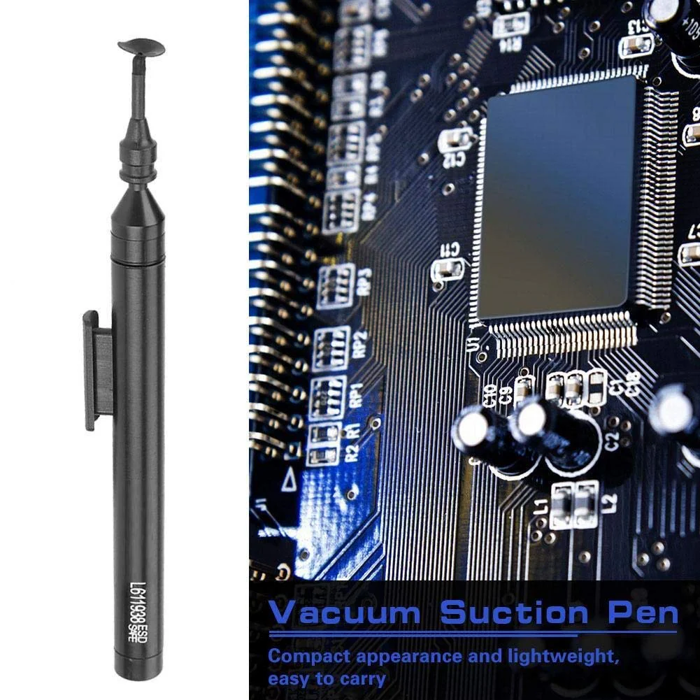 KSTE Manual Vacuum Cleaner Pen Soldering Sucking Pickup Tool Kit with Suckers for IC SMD - Image 3
