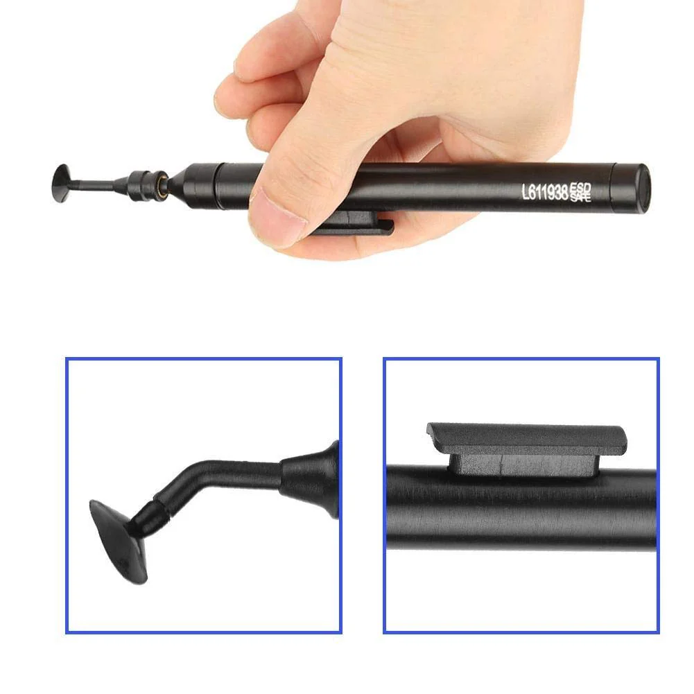KSTE Manual Vacuum Cleaner Pen Soldering Sucking Pickup Tool Kit with Suckers for IC SMD - Image 5