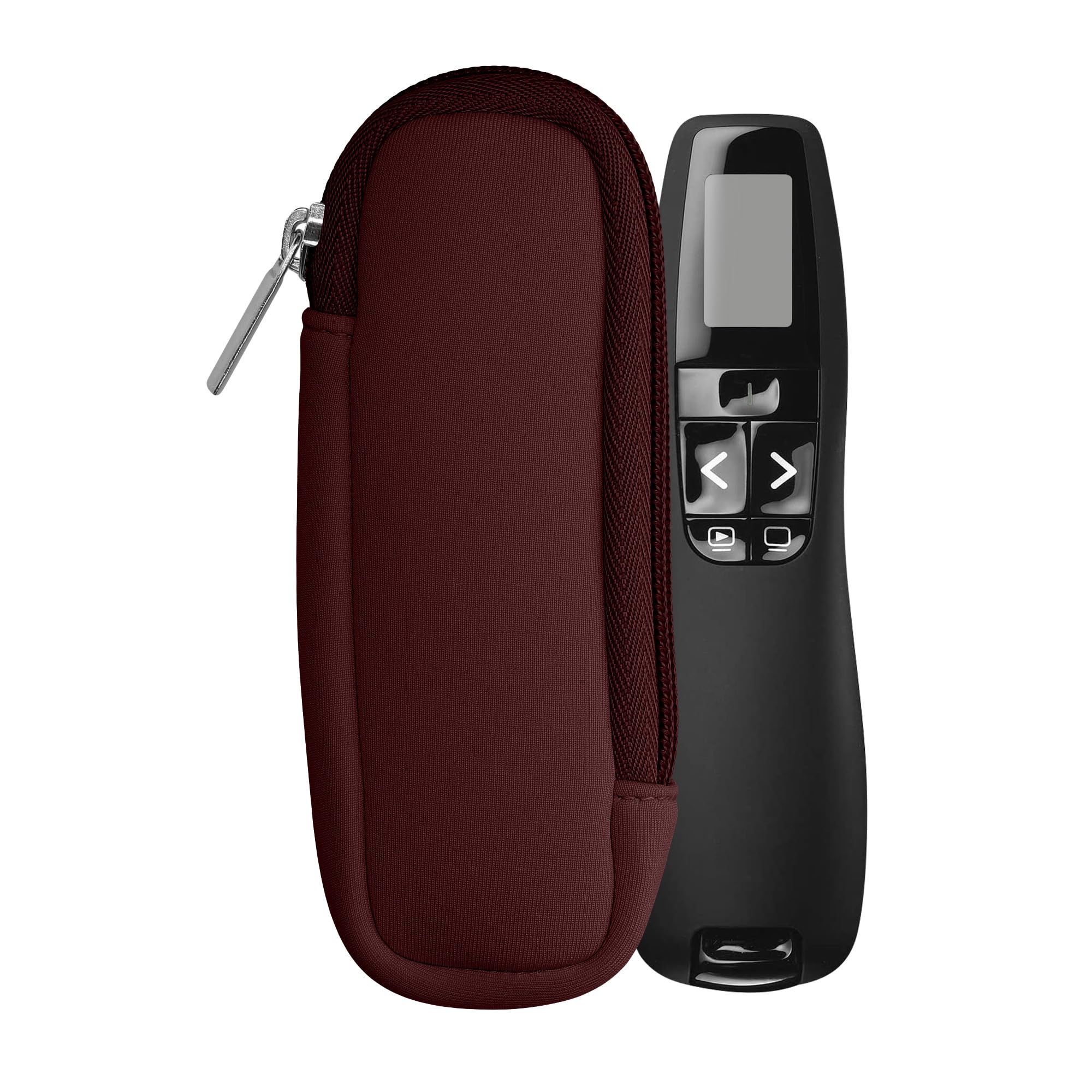 kwmobile Neoprene Laser Pointer Case Compatible with Universal Laser Pointer - Inside Size 5.7 x 2 inches (14.5 x 5 cm) - Berry