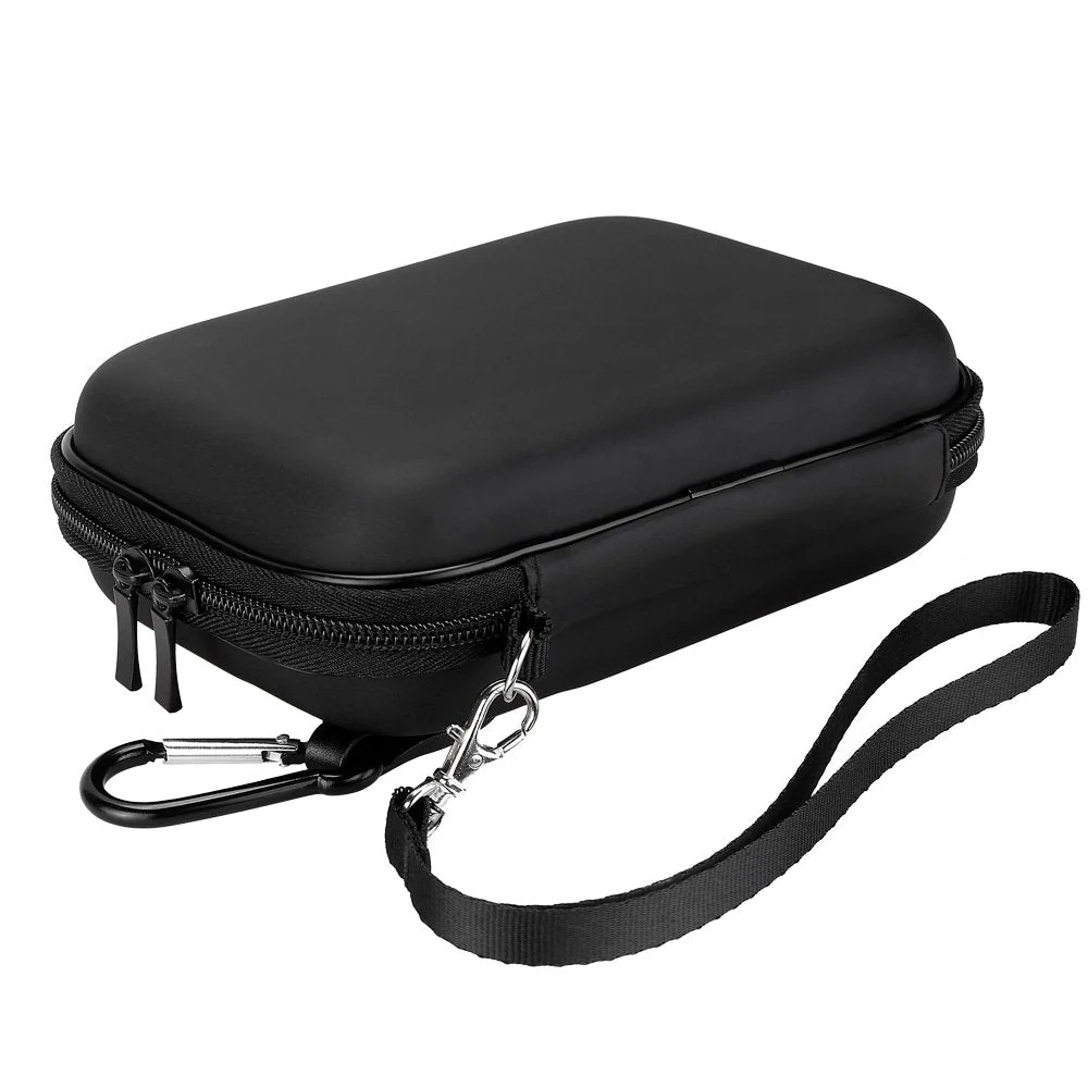 Lacdo Hard Drive Carrying Case for Toshiba Canvio Basics/Toshiba Canvio Flex/Canvio Advance/Canvio Gaming Portable External Hard Drive 1TB 2TB 3TB 4TB HDD Shockproof Travel Bag, Black+Black - Image 4