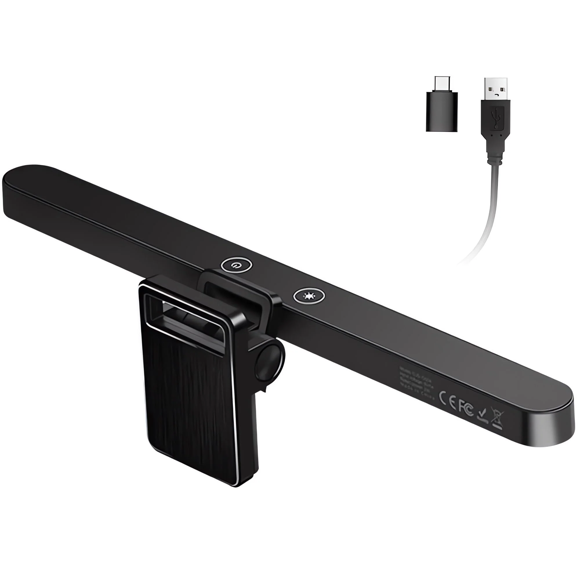 Laptop Monitor Light Bar, Computer USB Lamps with Touch Dimmer Switch, E-Reading LED Light Anti-Glare for Office/Home, Hue/Brightness/Color Temperature Adjustment