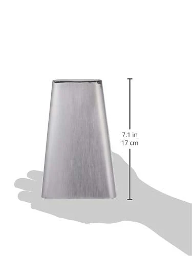 Latin Percussion ES-13 Salsa Claro Bongo Handheld, Silver - Image 3