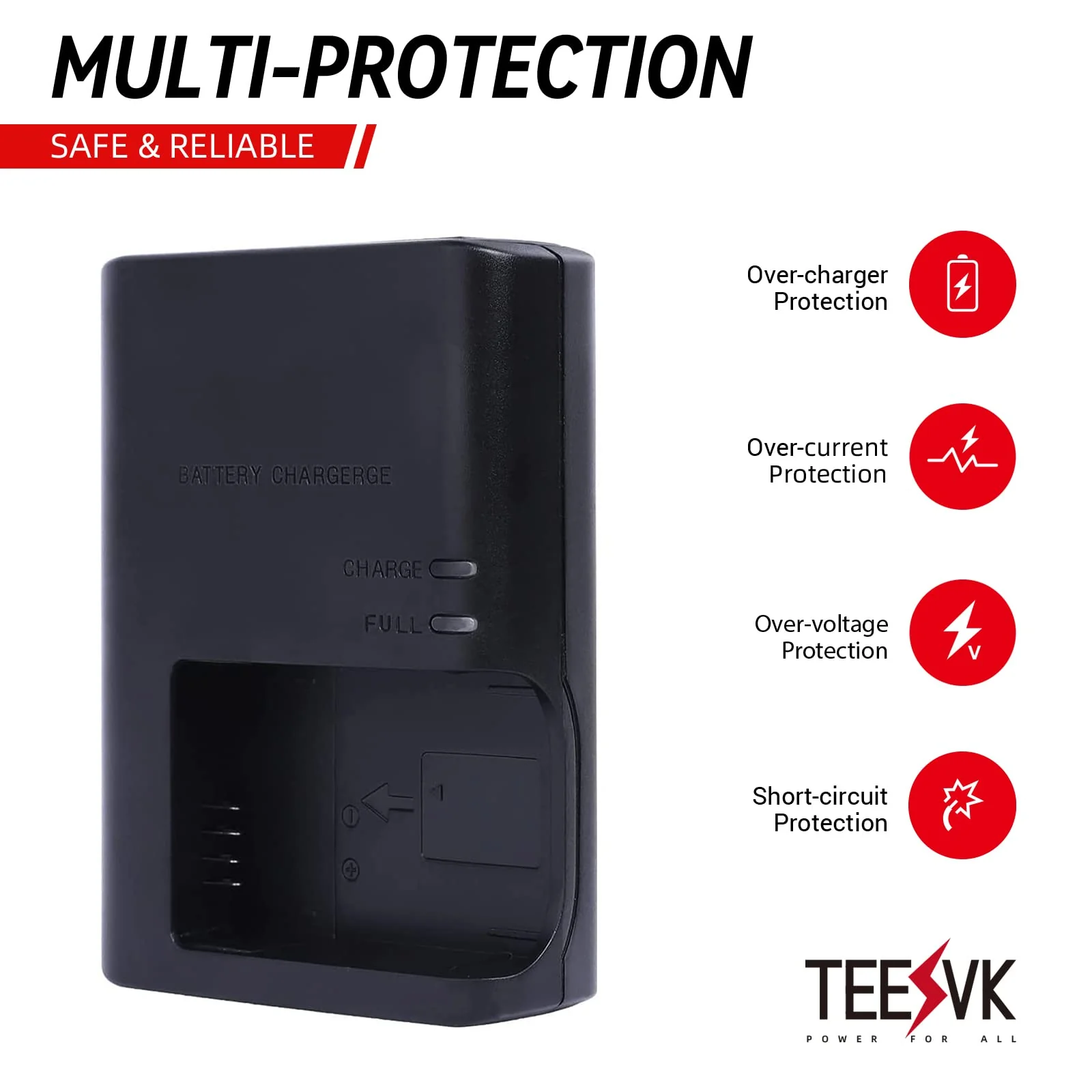 LC-E12 Battery Quick Charger for Canon: for LP-E12 LC-E12E Battery EOS M M2 M10 M50 M50 Mark II M100 M200 100D Rebel SL1 PowerShot SX70 HS Cameras - Image 5