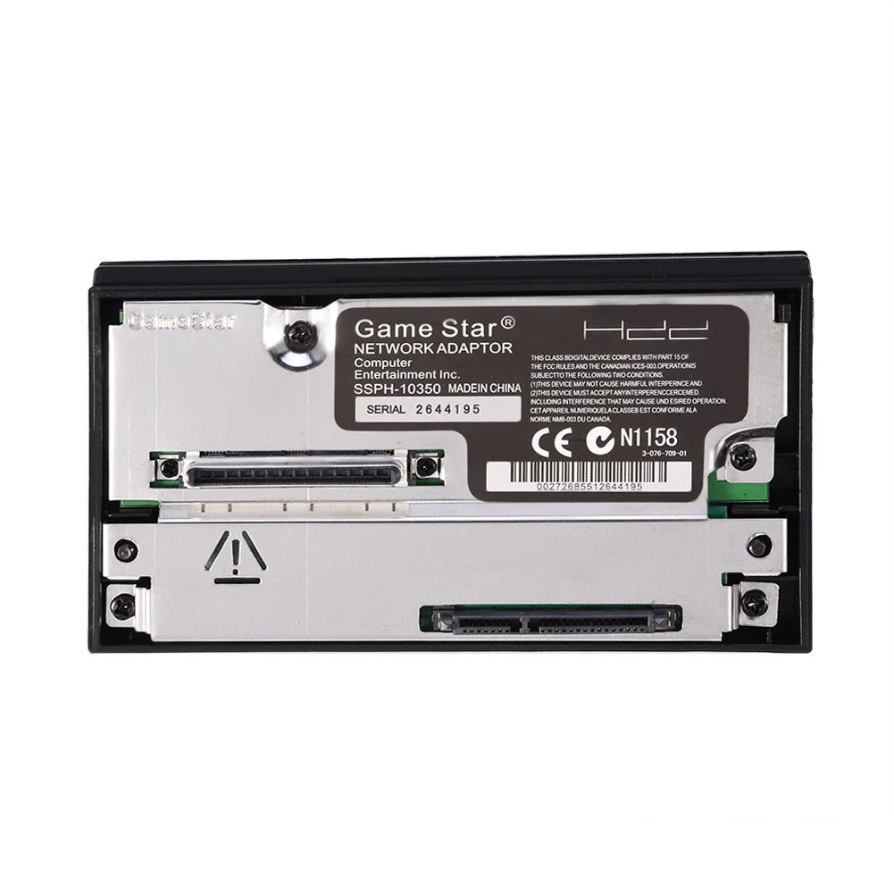 LEAGY SATA Interface Network Adaptor HDD Hard Disk Adapter for Sony PS2 PlayStation 2, No IDE