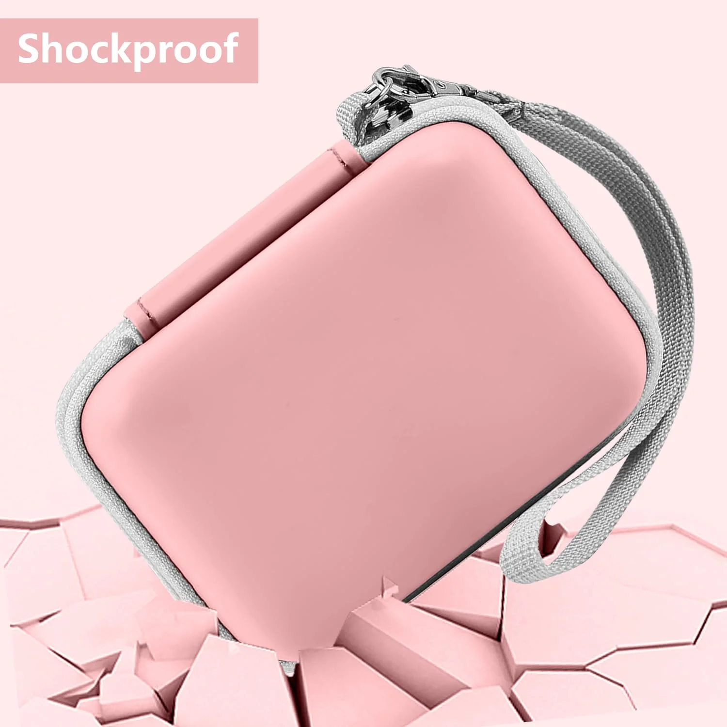 Leayjeen Digital Camera Case Compatible with Lecran/CAMKORY/IWEUKJLO/VAHOIALD/uikicon/jckduhan/akjjhfue FHD 1080P 44MP Point Digital Camera,Compact Digital Camera for Teens and Kids-Pink(Case Only) Pink2 - Image 5