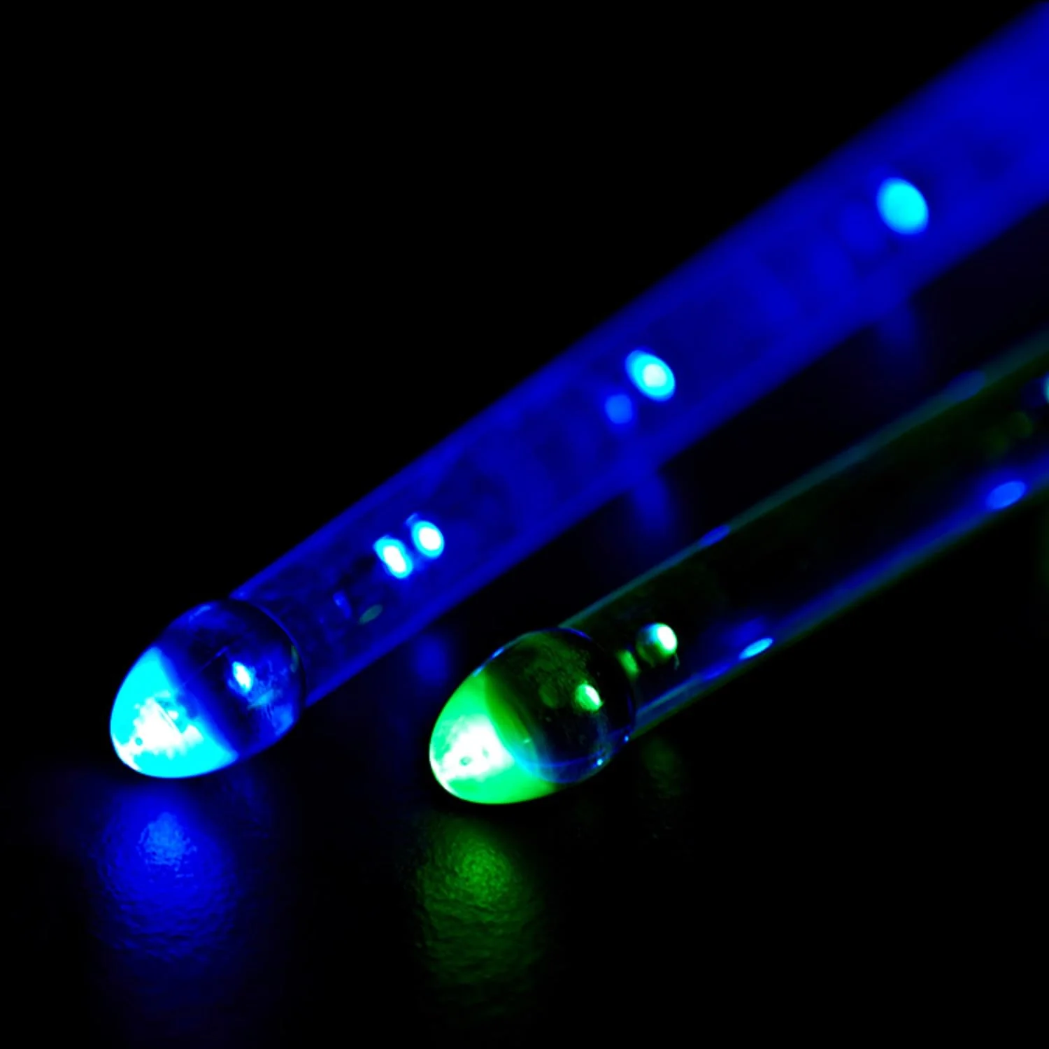 LED Light Up Drum Sticks: 15 Color Glow In The Dark Clear Drumsticks with USB Charging Cable Rechargeable, Personalized Drum Sticks for Adults Kids - Image 4
